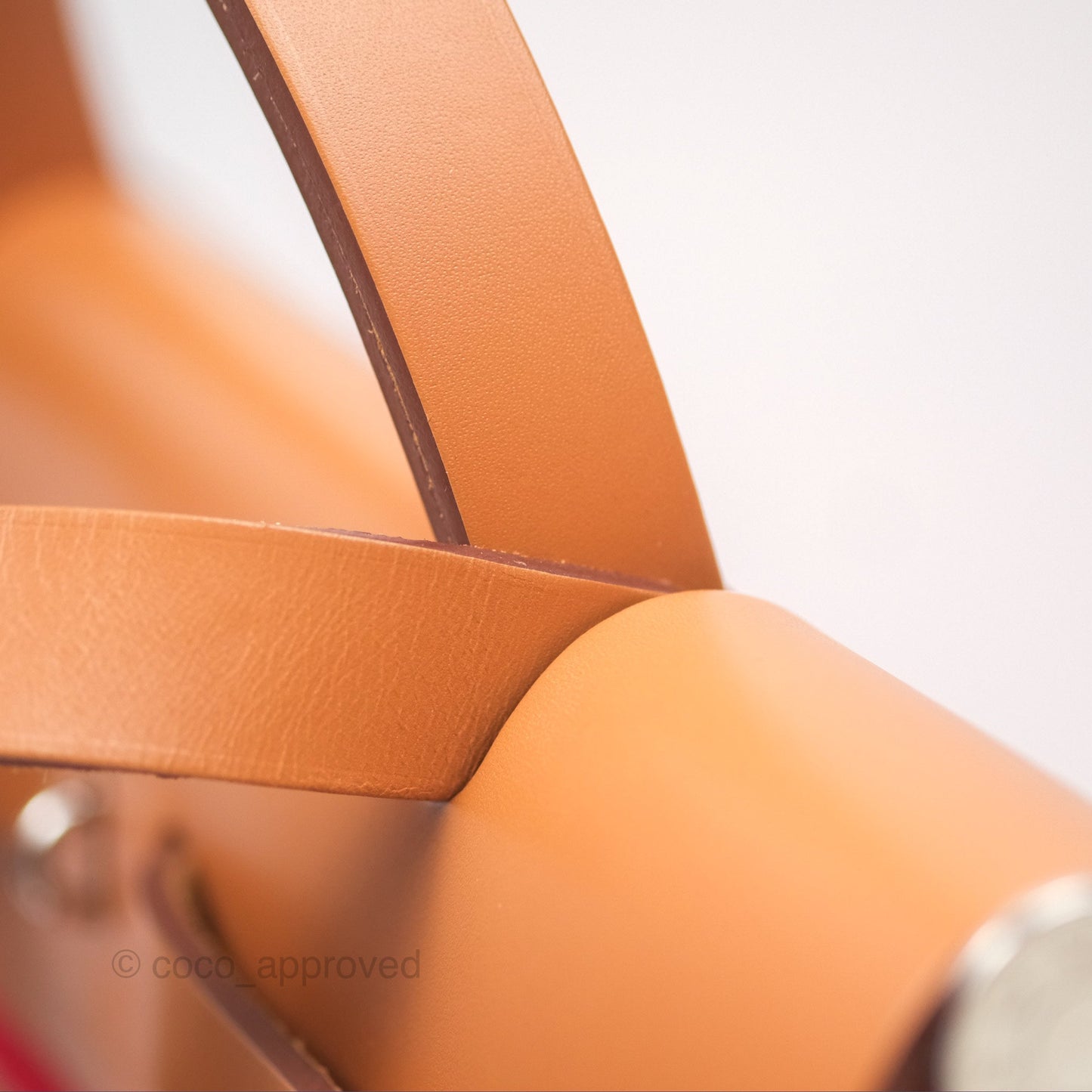 Hermès Herbag Zip 31 Rouge Tomate S5/ Naturel 27 Canvas Palladium Hardware