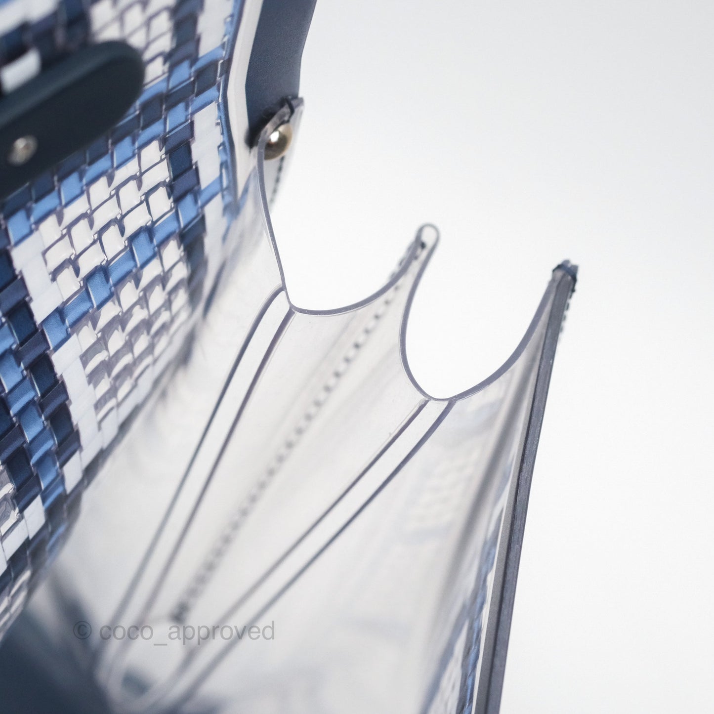 Delvaux Brillant MM Bag PVC Navy