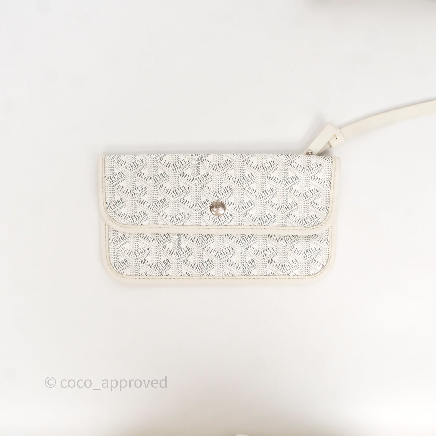 Goyard St Louis Tote PM White
