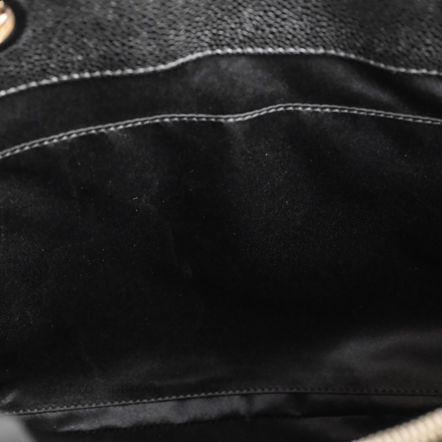 Chanel GST Black Caviar Silver Hardware