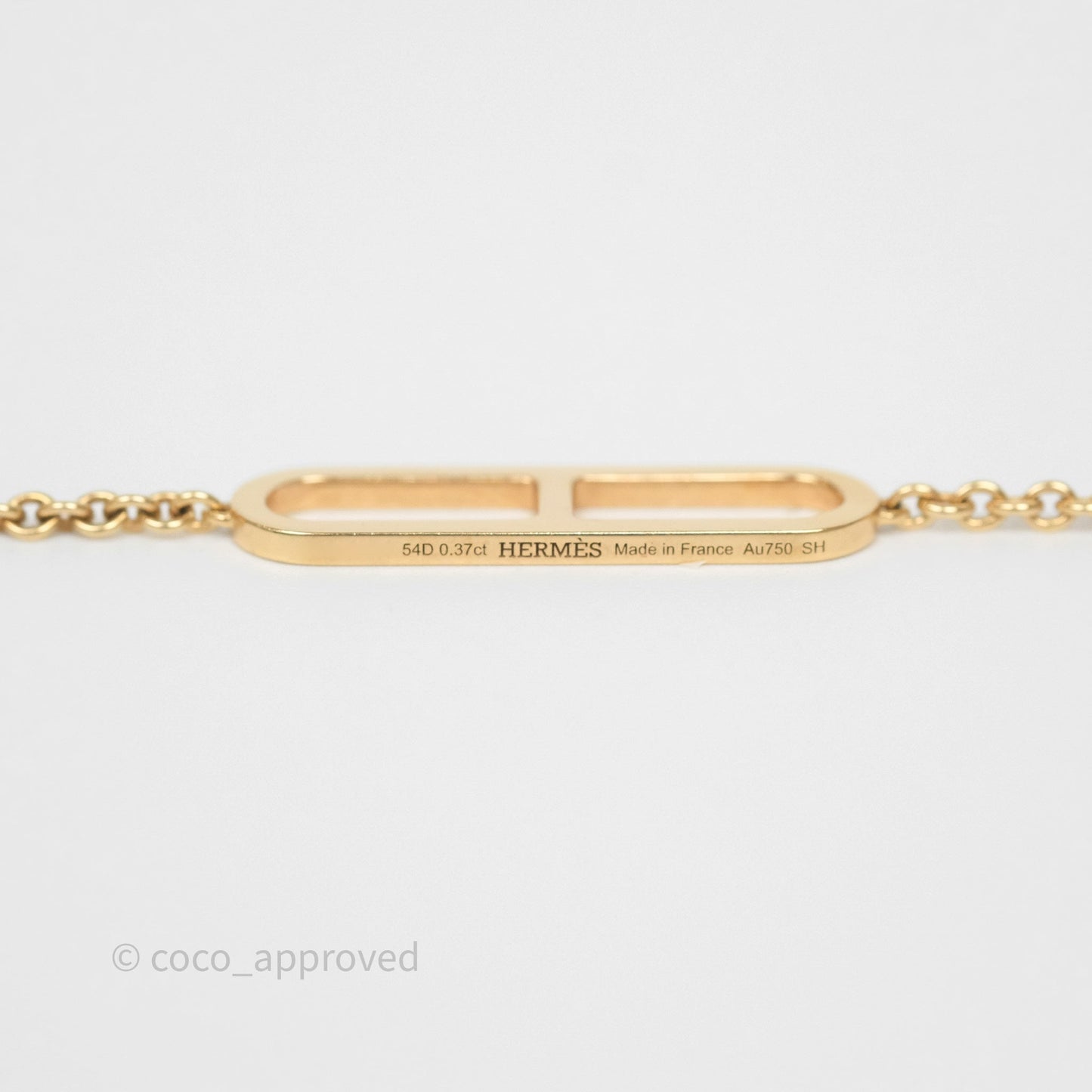 Hermès Ever Chaine d'Ancre Bracelet Diamonds Rose Gold
