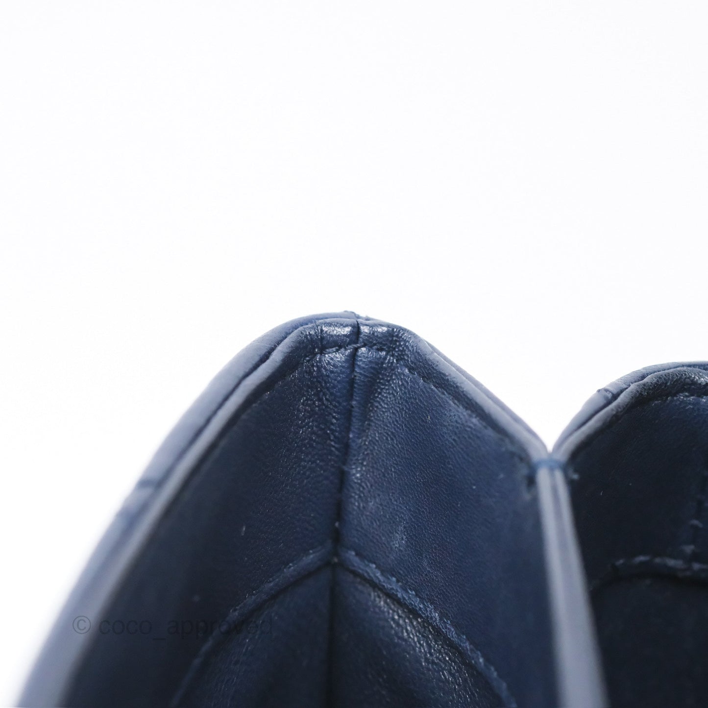 Chanel Small Trendy CC Navy Lambskin Gold Hardware