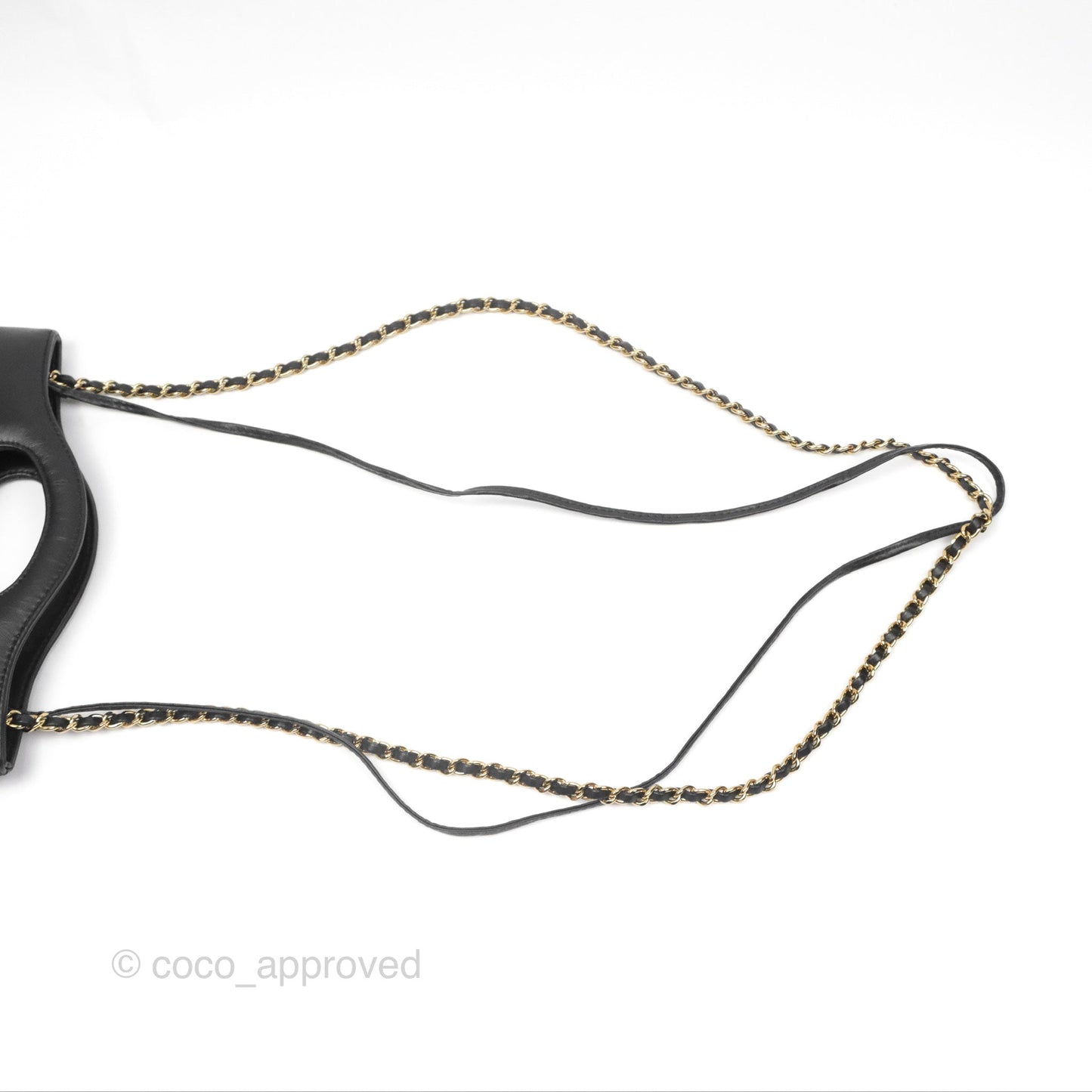 Chanel 31 Mini Black Aged Calfskin Gold Hardware