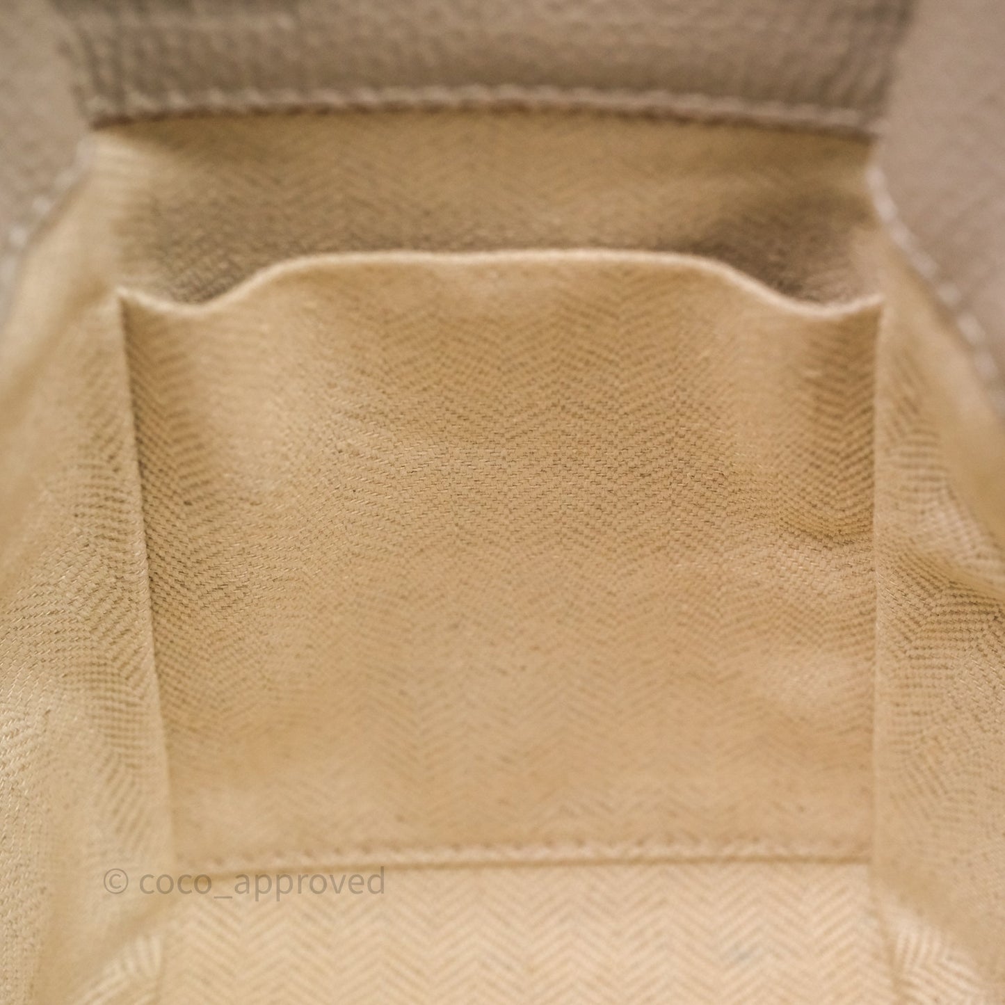Loewe Mini Hammock Drawstring Light Ghost Calfskin