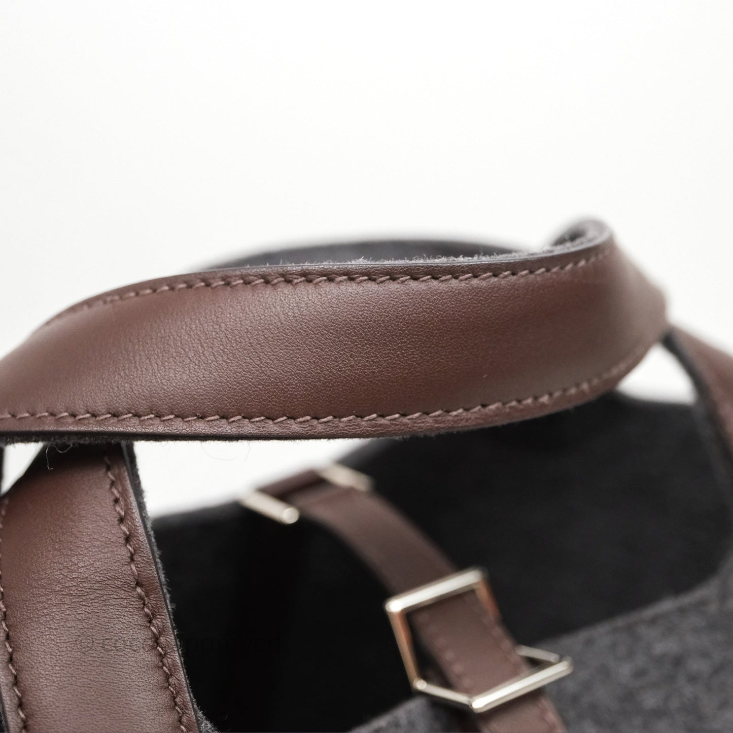 Hermès Picotin 18 Feutre/Veau Swift AE Gris Moyen/Havai Palladium Hardware