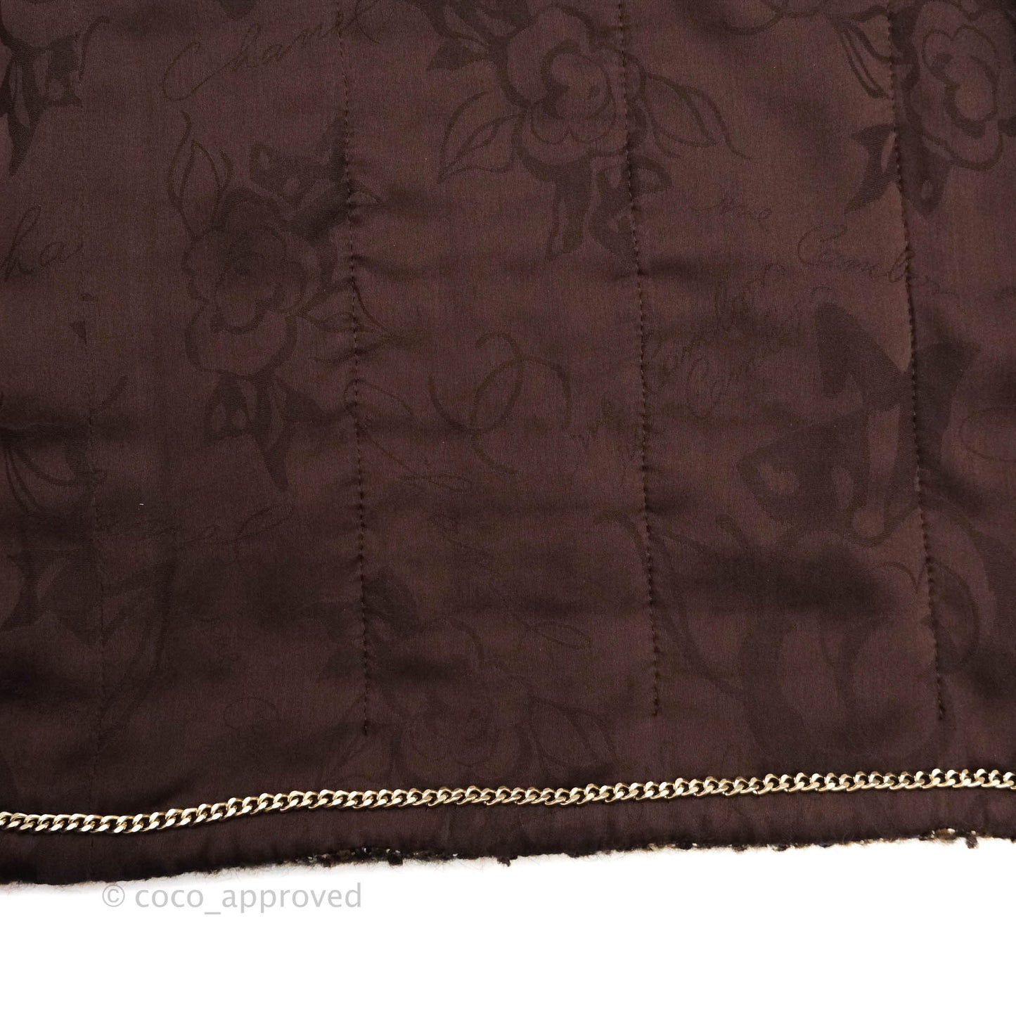 Chanel Tweed Jacket in Brown 2018-19F/W