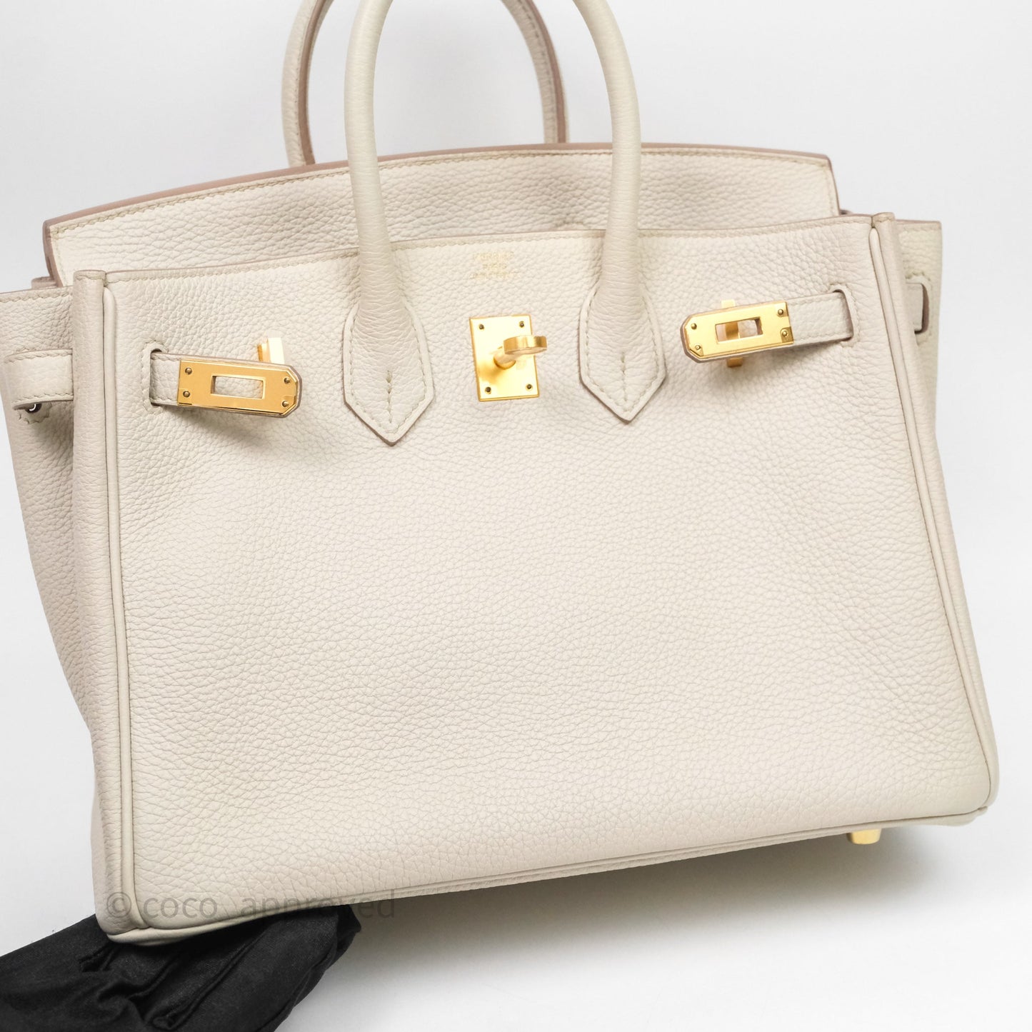 Hermes Birkin 25 Beton Togo Gold Hardware