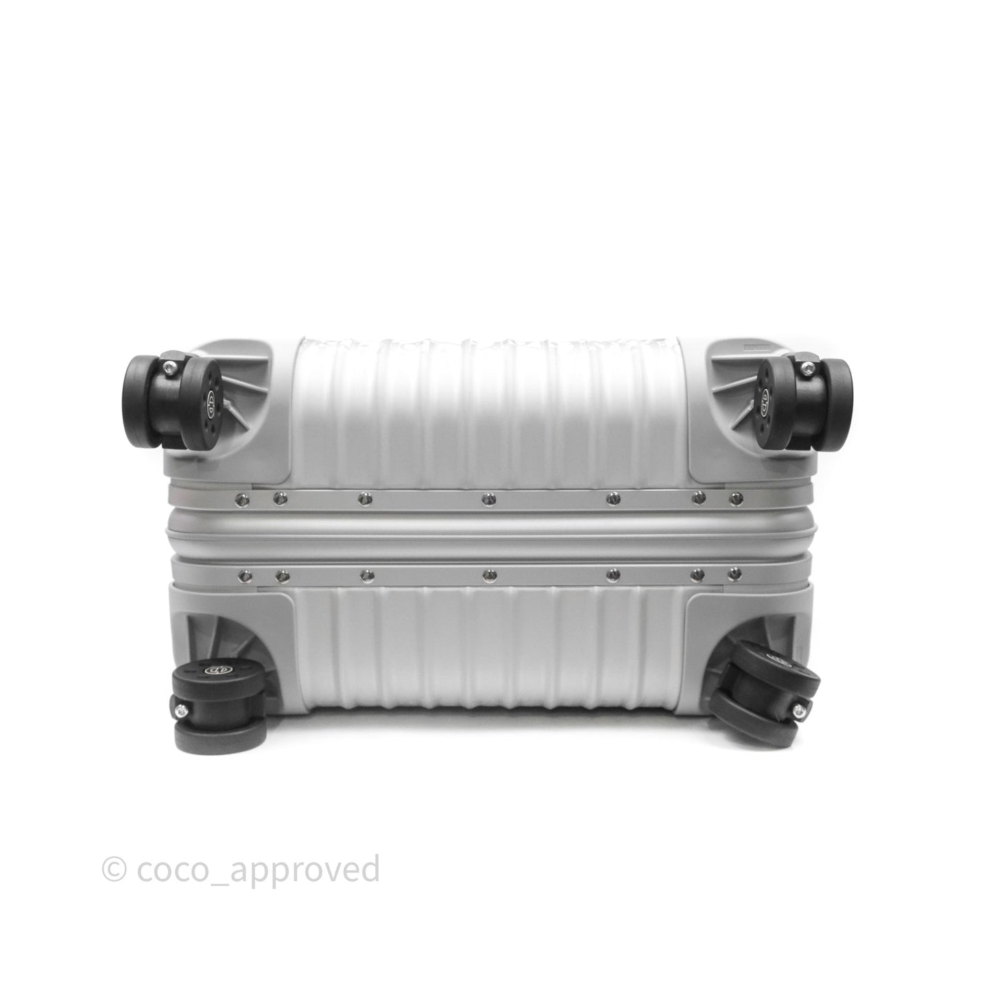 Dior x Rimowa Carry-On Suitcase Gradient Blue Dior Oblique Aluminum