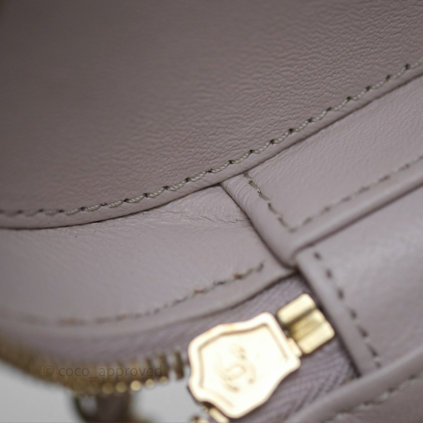 Chanel Trendy CC Vanity Case Lilac Lambskin Gold Hardware