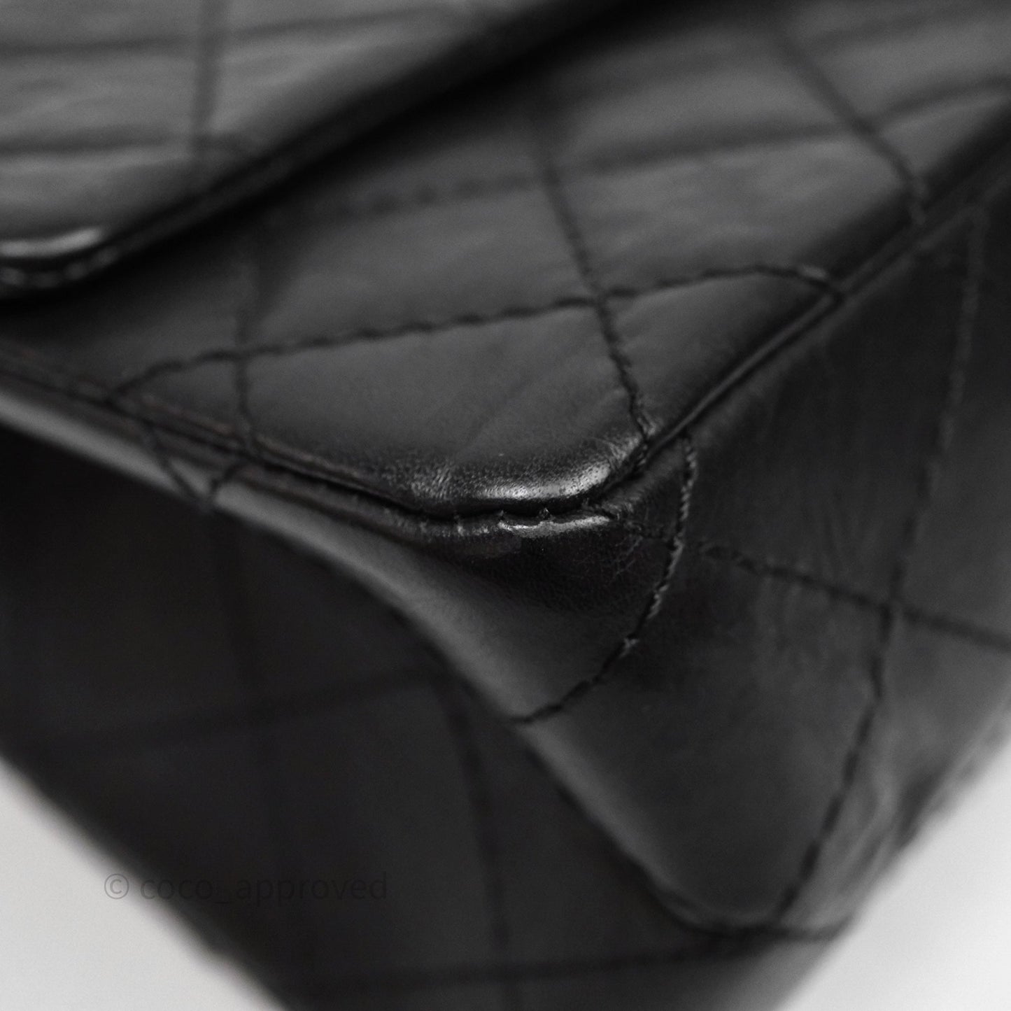 Chanel Reissue Quilted Aged Calfskin Black Gold Hardware 226