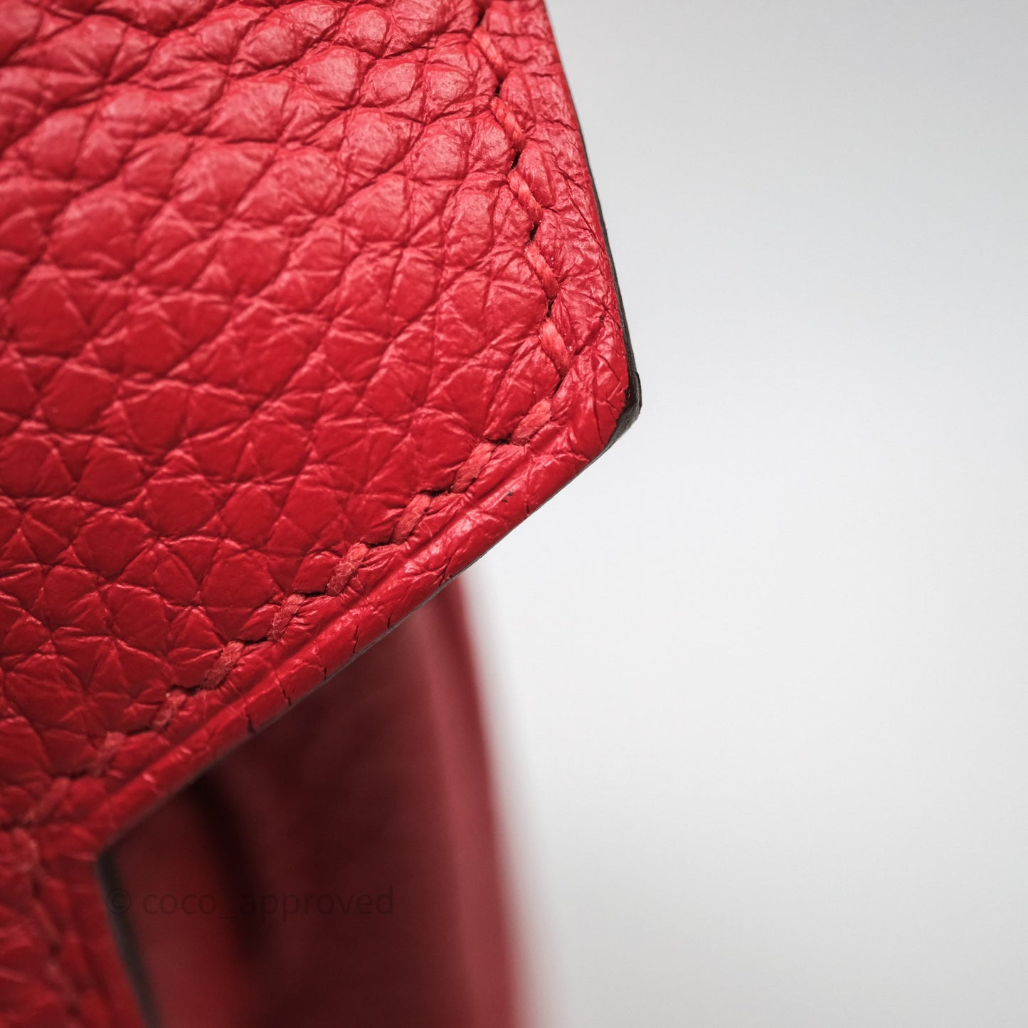 Hermes Birkin 30 Rouge Togo Gold Hardware