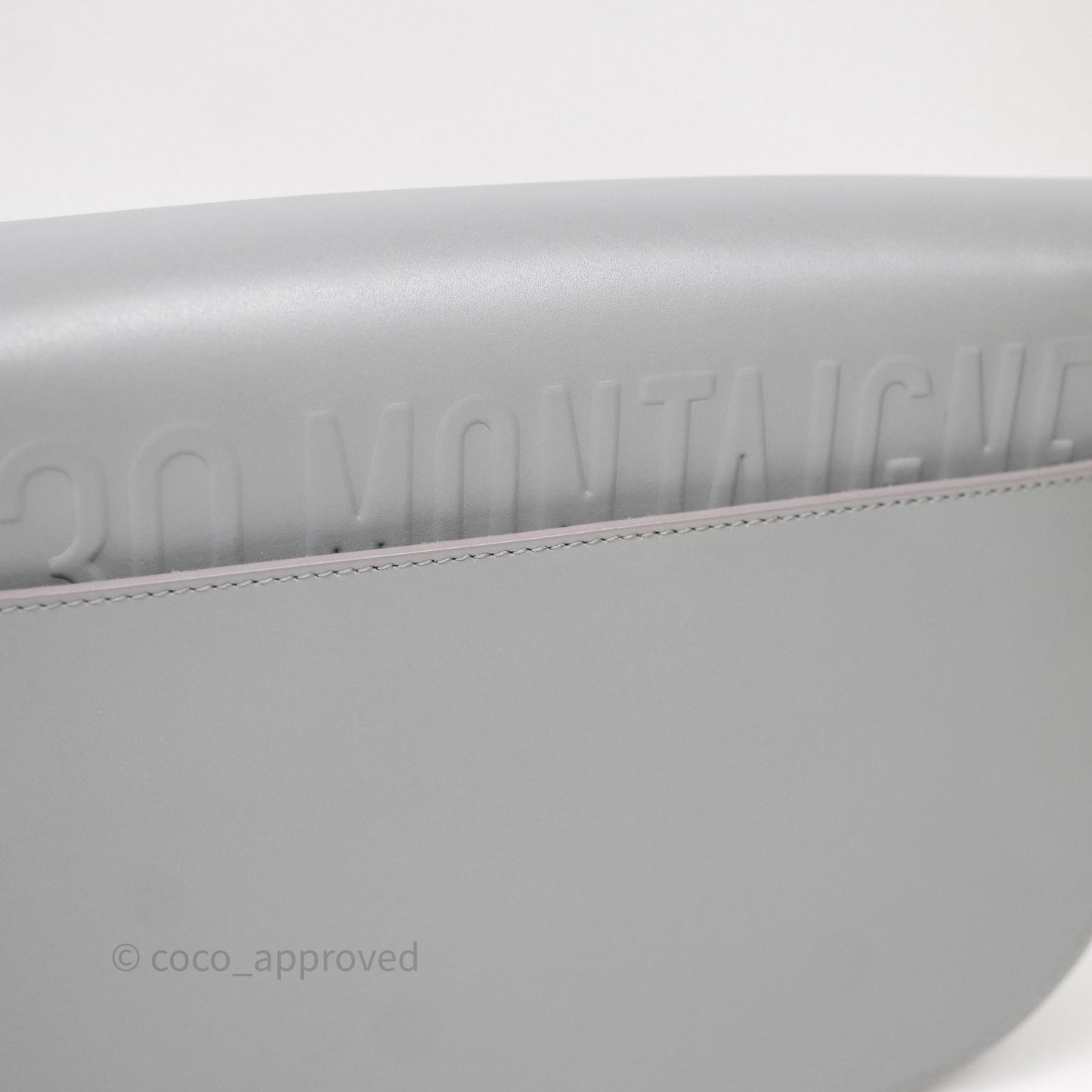 Christian Dior Medium Bobby Flap Grey Box Calfskin