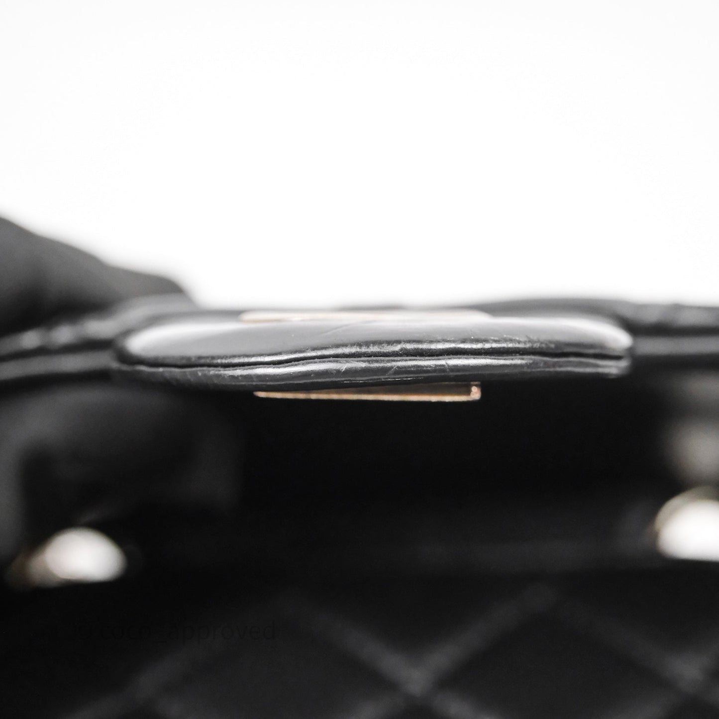 Chanel Quilted Flap Black Calfskin Silver Hardware