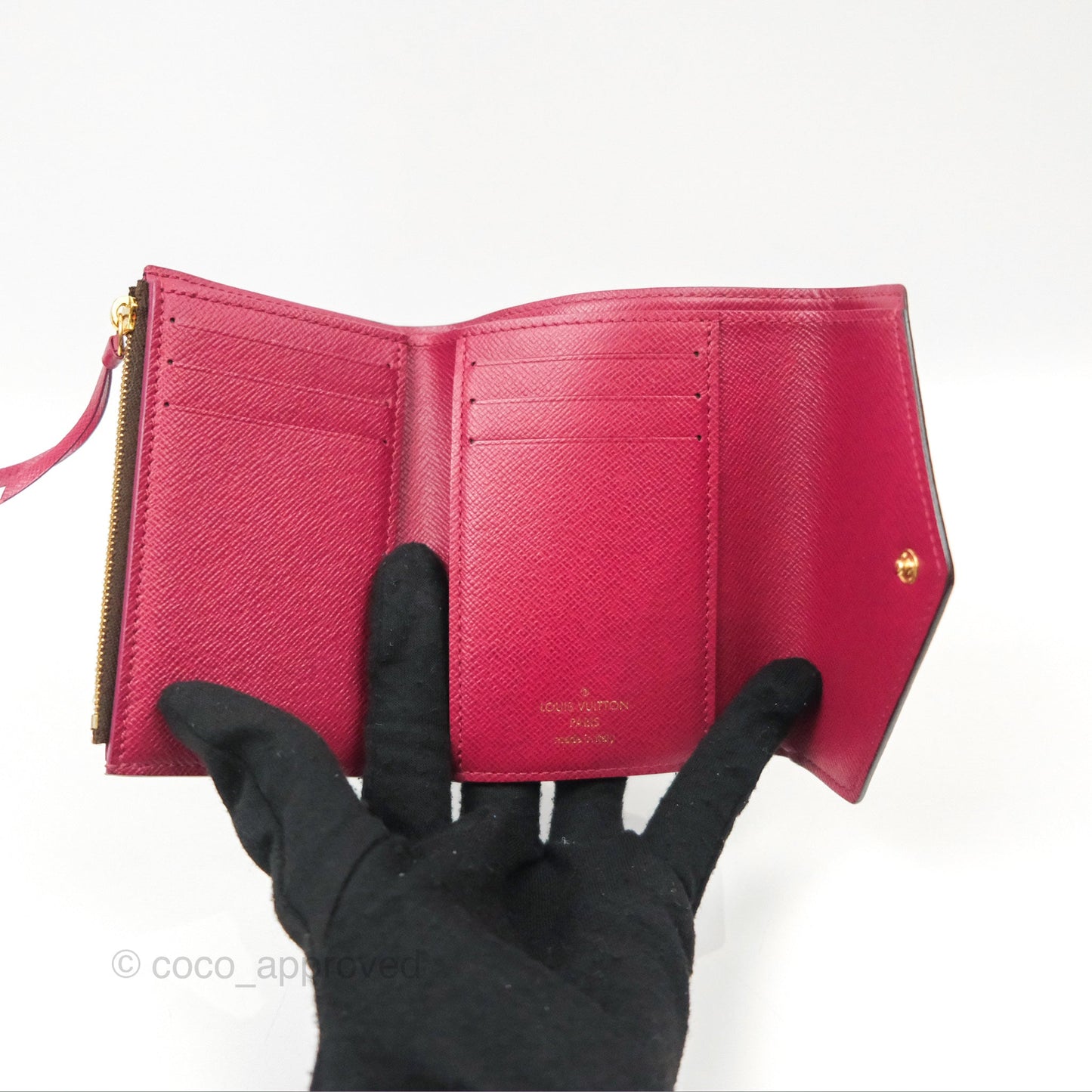 Louis Vuitton Victorine Wallet Monogram Canvas Fuchsia Pink