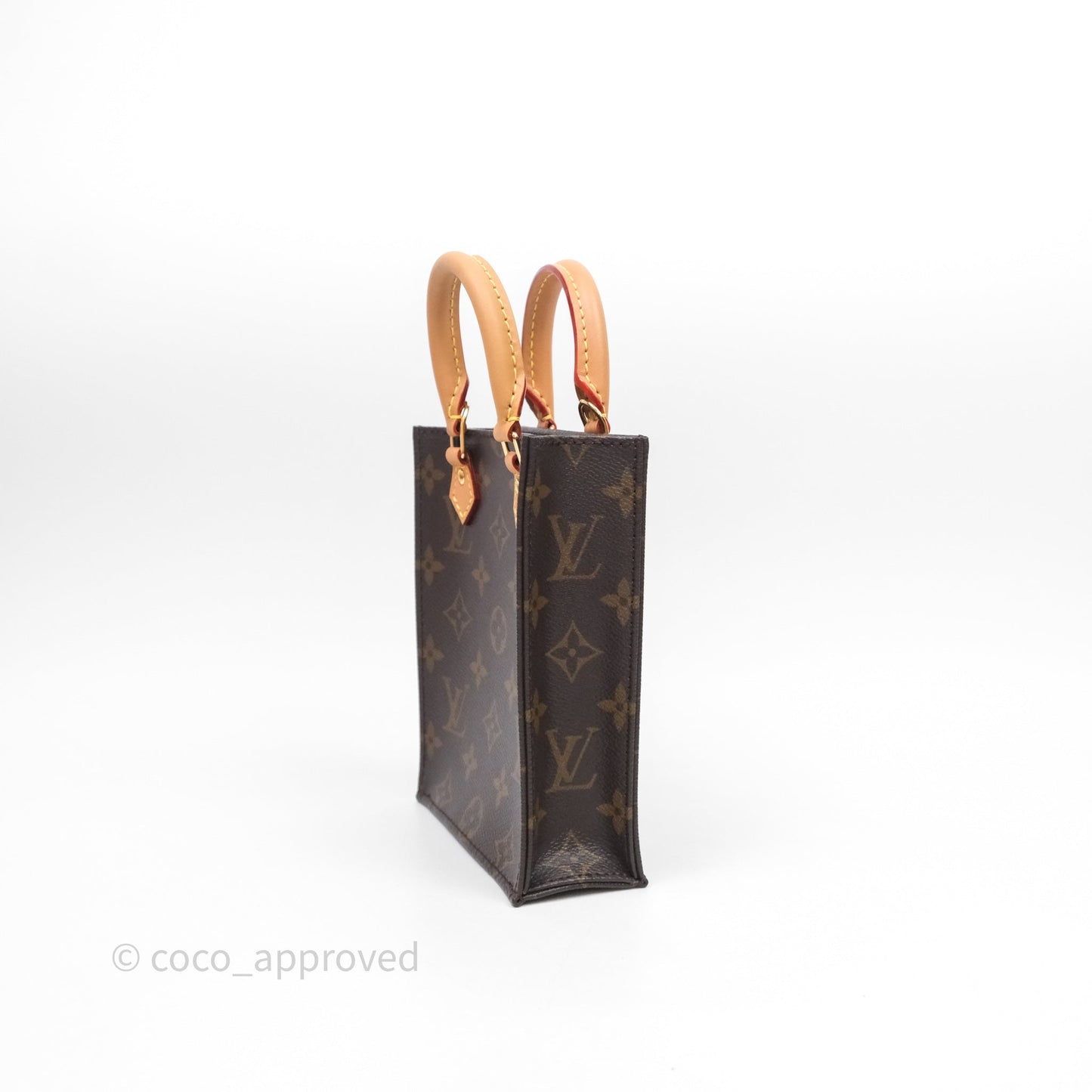 Louis Vuitton Petit Sac Plat Bag Monogram Canvas