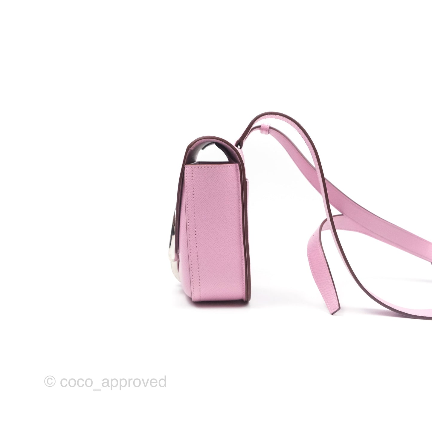 Hermès Della Cavalleria Mini Bag Mauve Sylvestre X9 Epsom Palladium Hardware