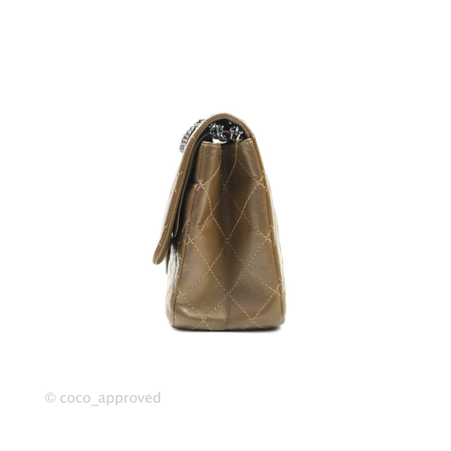 Chanel Reissue Quilted Aged Calfskin Taupe Ruthenium Hardware 227
