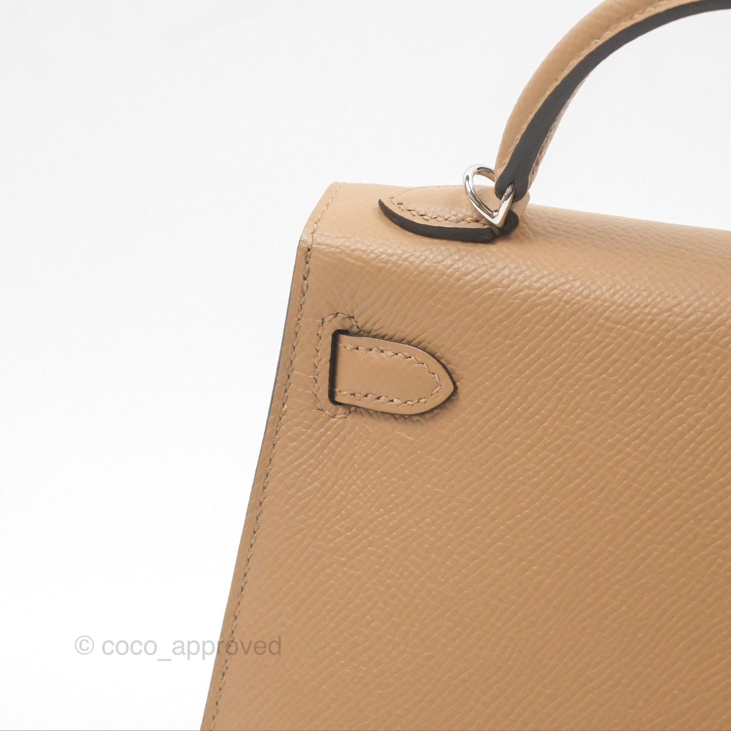 Hermès Mini Kelly II Chai 0M Epsom Palladium Hardware