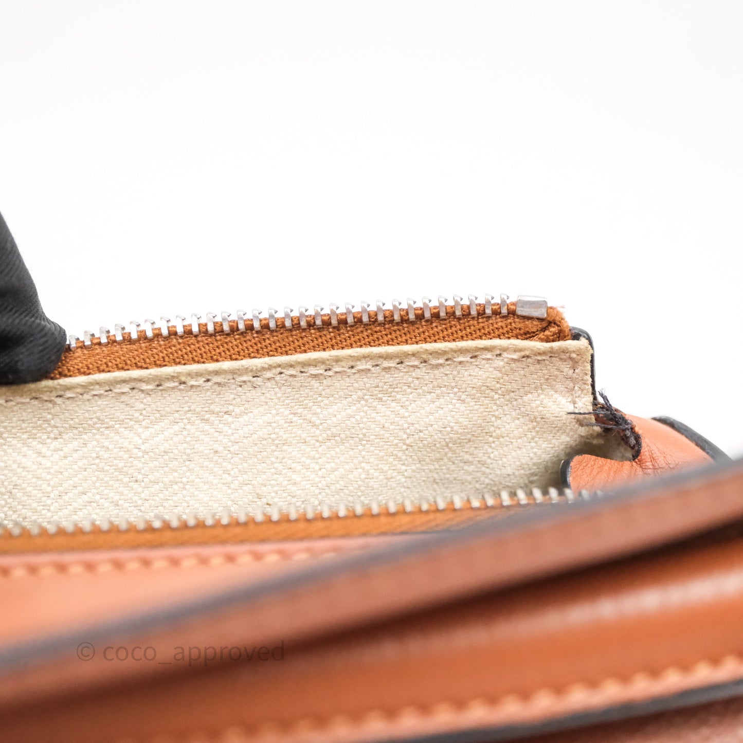 Loewe Mini Puzzle Bag Tan Calfskin Gold Hardware