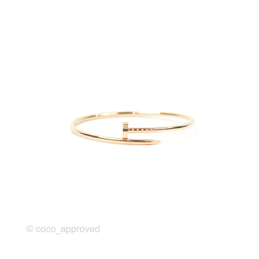 Cartier Small Juste Un Clou Bracelet Pink Gold