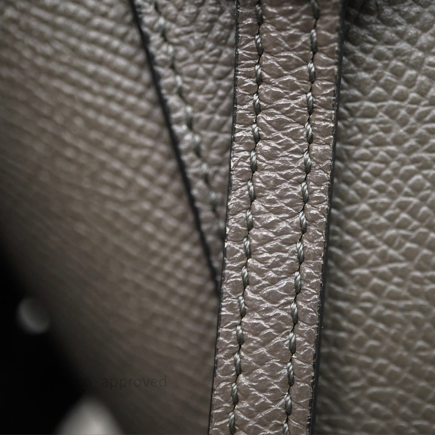 Celine Pico Belt Bag Grey Grained Calfskin Gold Hardware