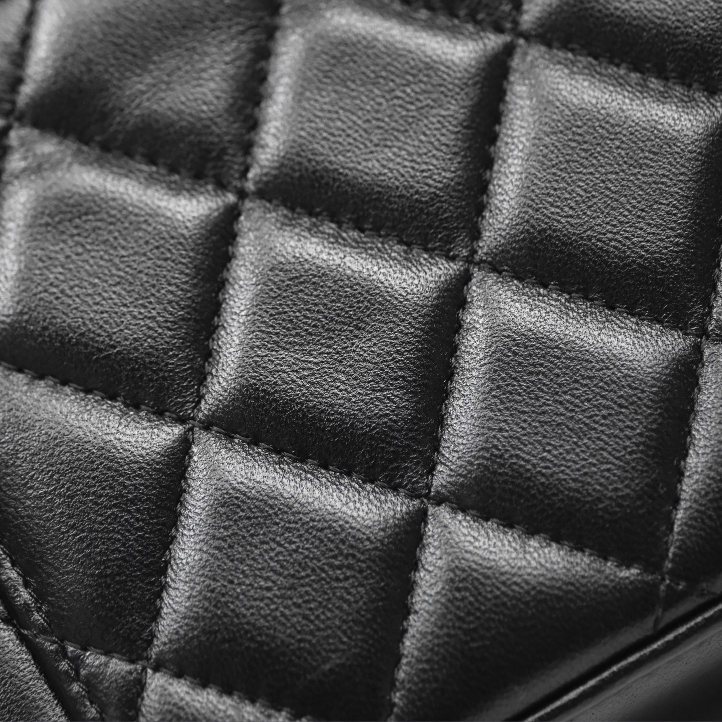 Chanel Vanity Rectangular Top Handle Black Lambskin Aged Gold Hardware