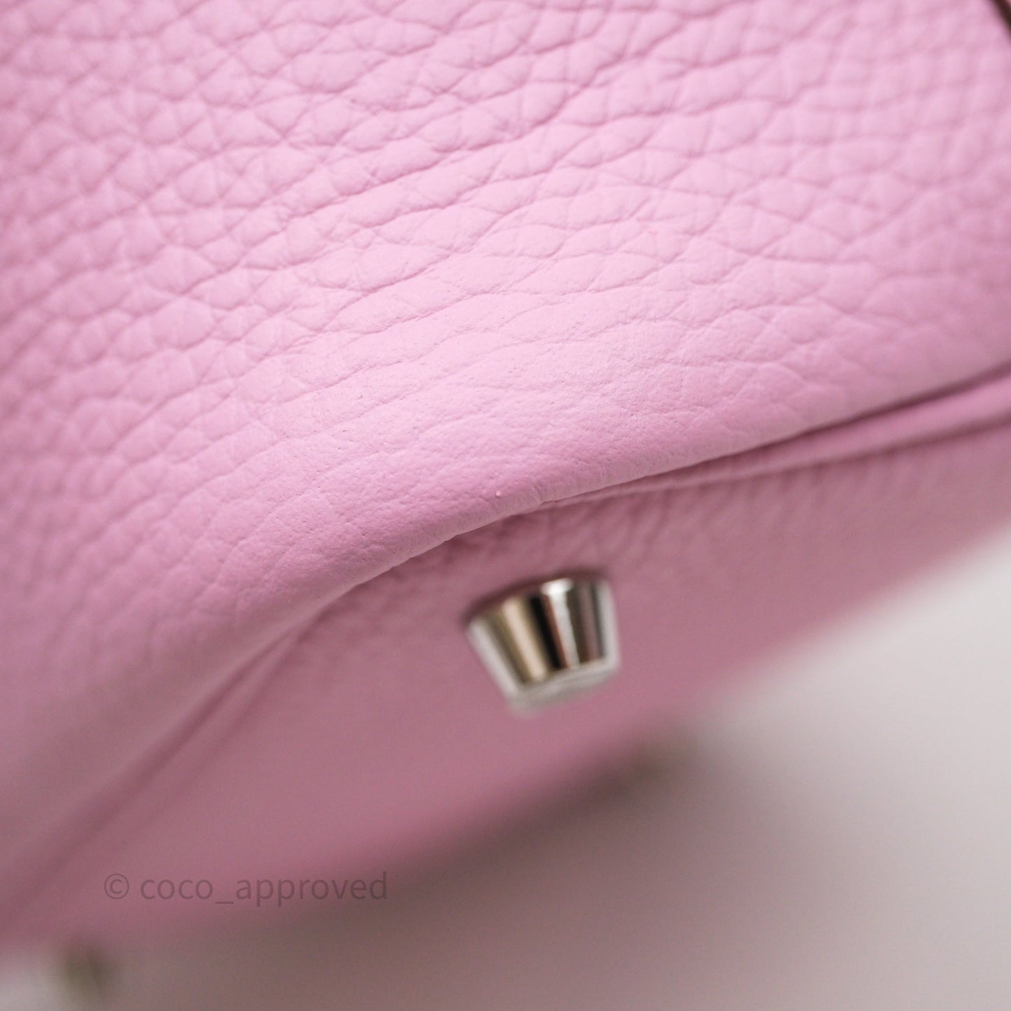 Hermès Picotin Lock 18 Mauve Sylvestre X9 Taurillon Clemence Palladium Hardware