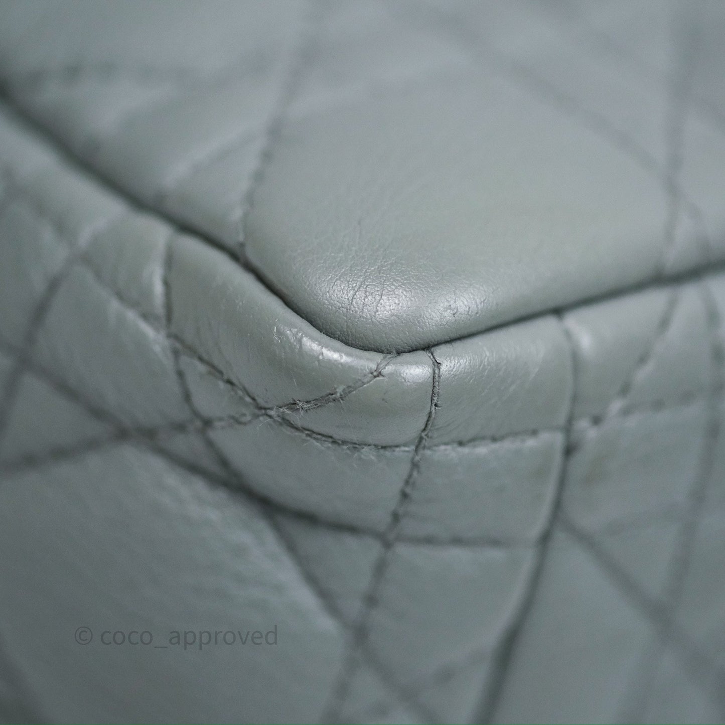 Dior Small Caro Bag Grey Supple Cannage Calfskin