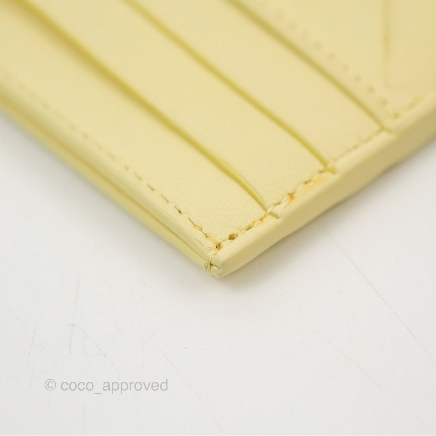 Bottega Veneta Intrecciato Flat Card Holder Ice cream