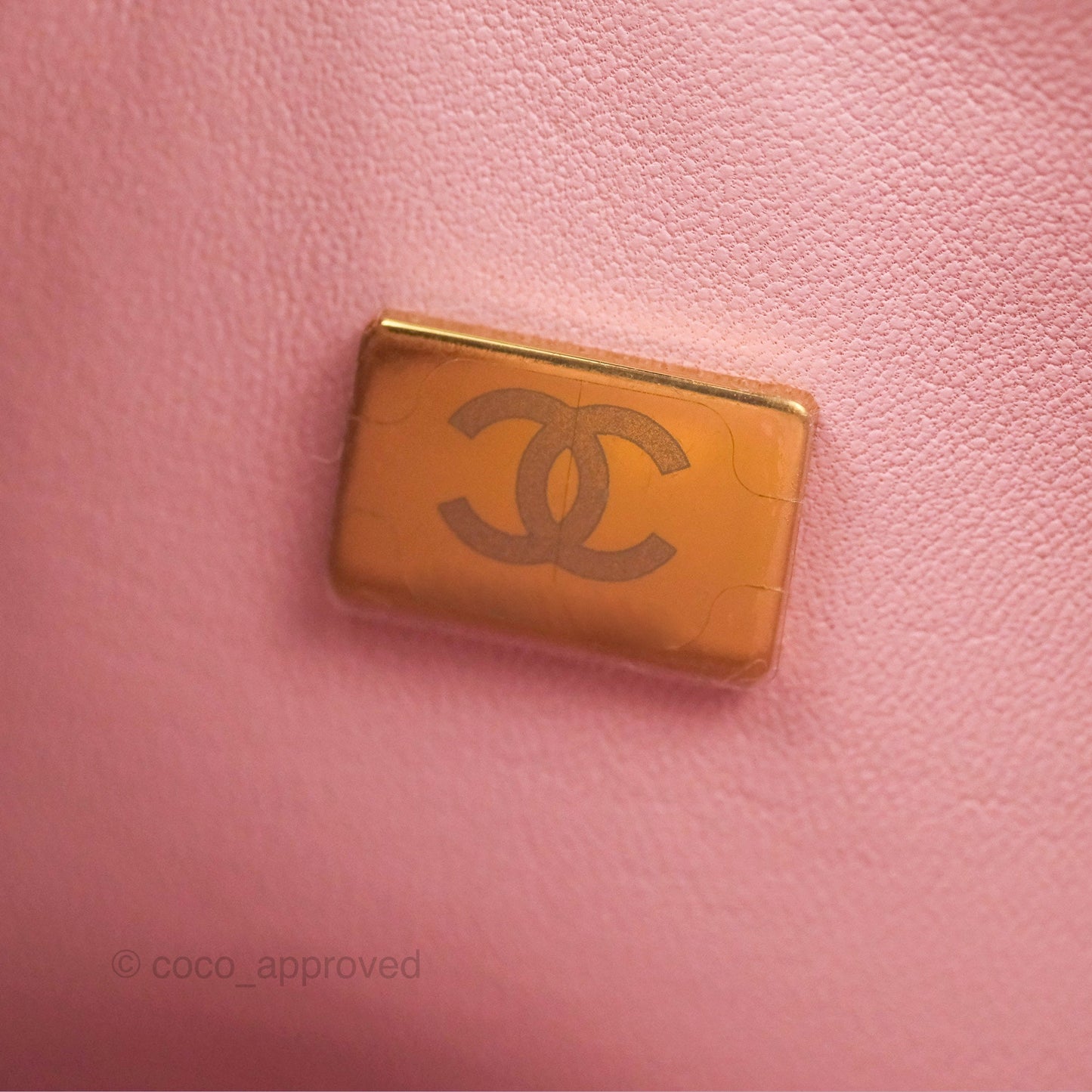 Chanel Medium Classic Flap Quilted Pink Caviar Gold Hardware