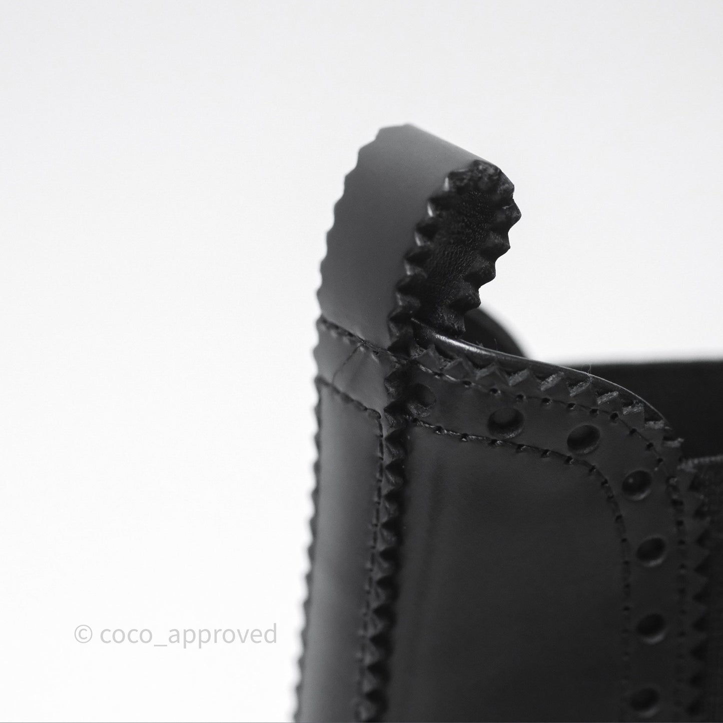 Hermès Hill Ankle Boot Black Calfskin Size 38