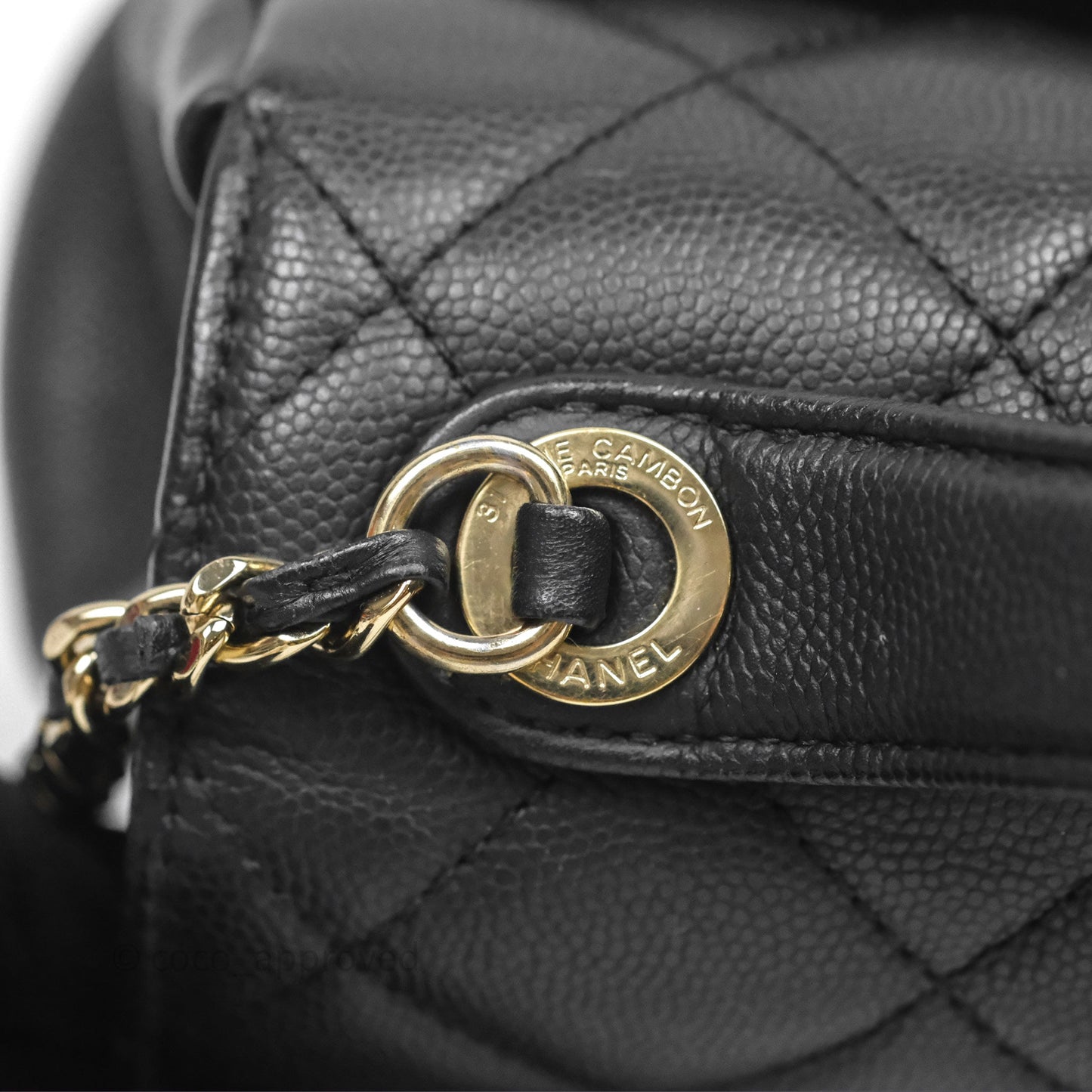 Chanel Quilted Small Business Affinity Flap Black Caviar Gold Hardware
