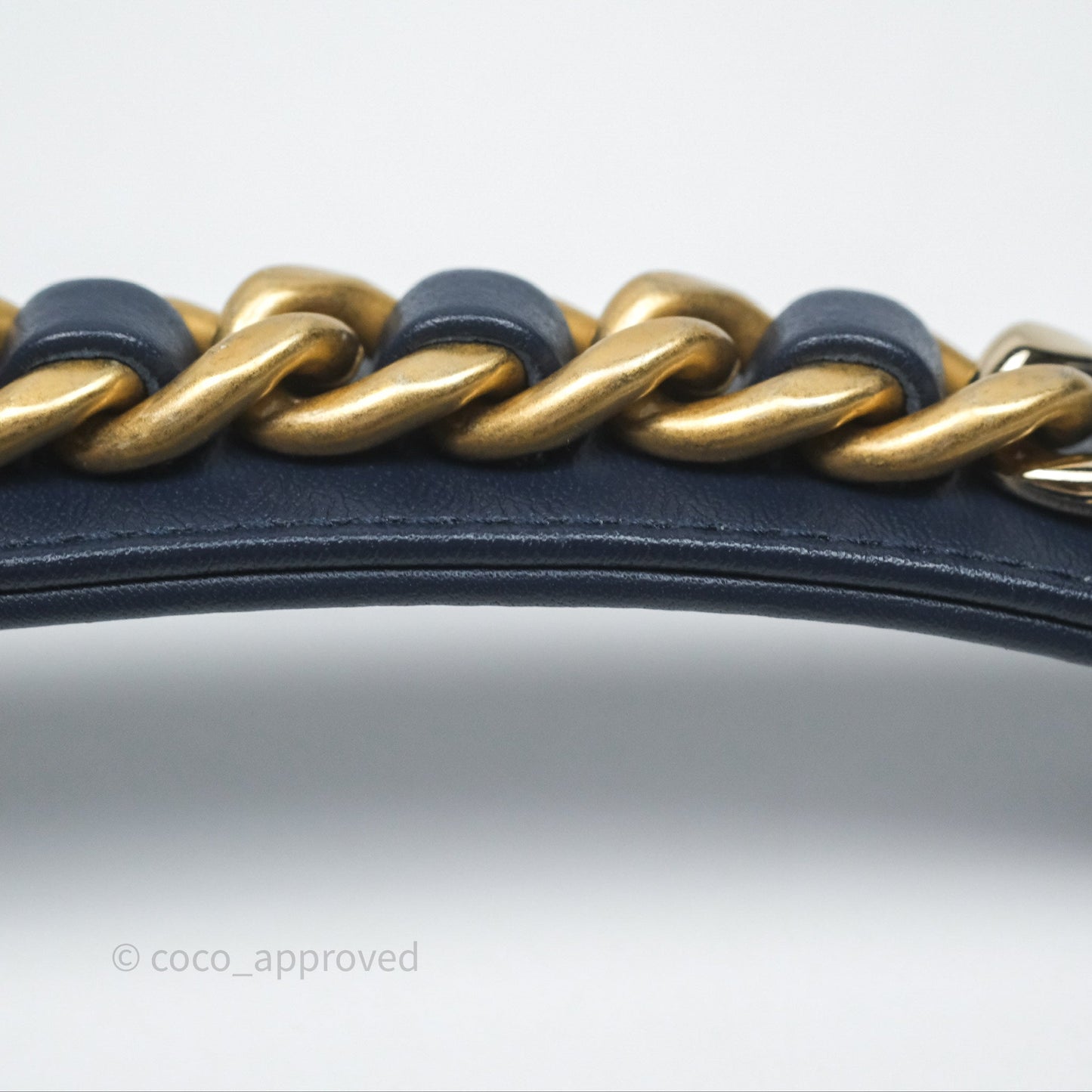 Chanel 19 Small Denim Fabric Mixed Hardware 22P