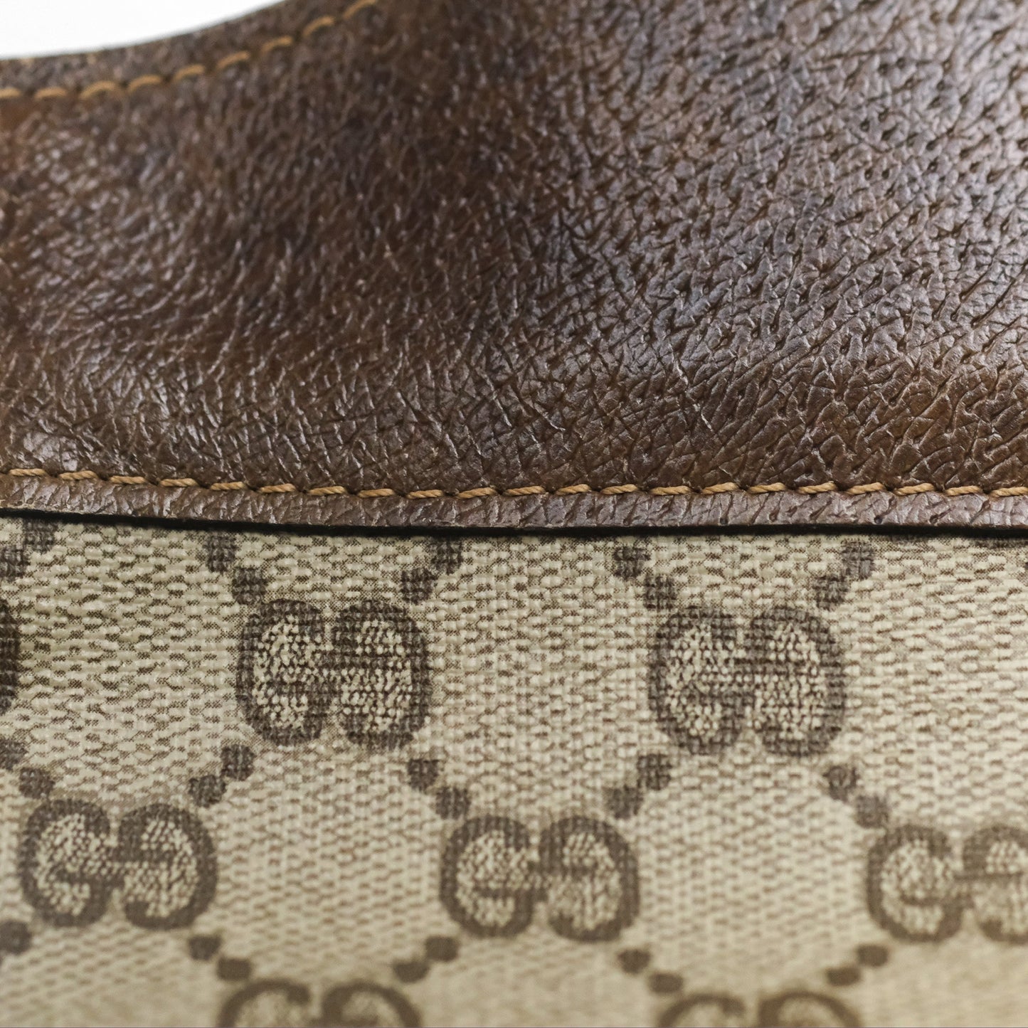 Gucci Vintage GG Supreme Tote Bag Canvas