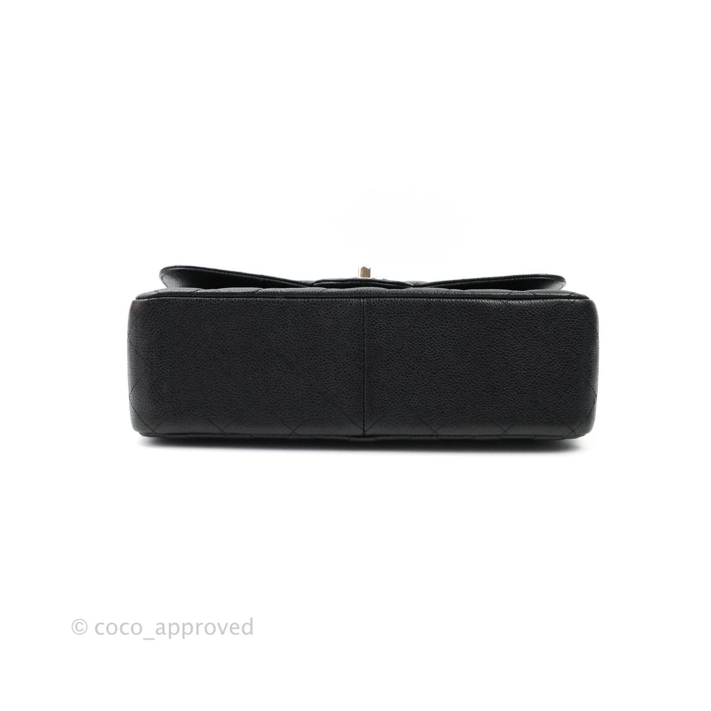 Chanel Jumbo Double Flap Black Caviar Silver Hardware⁣⁣