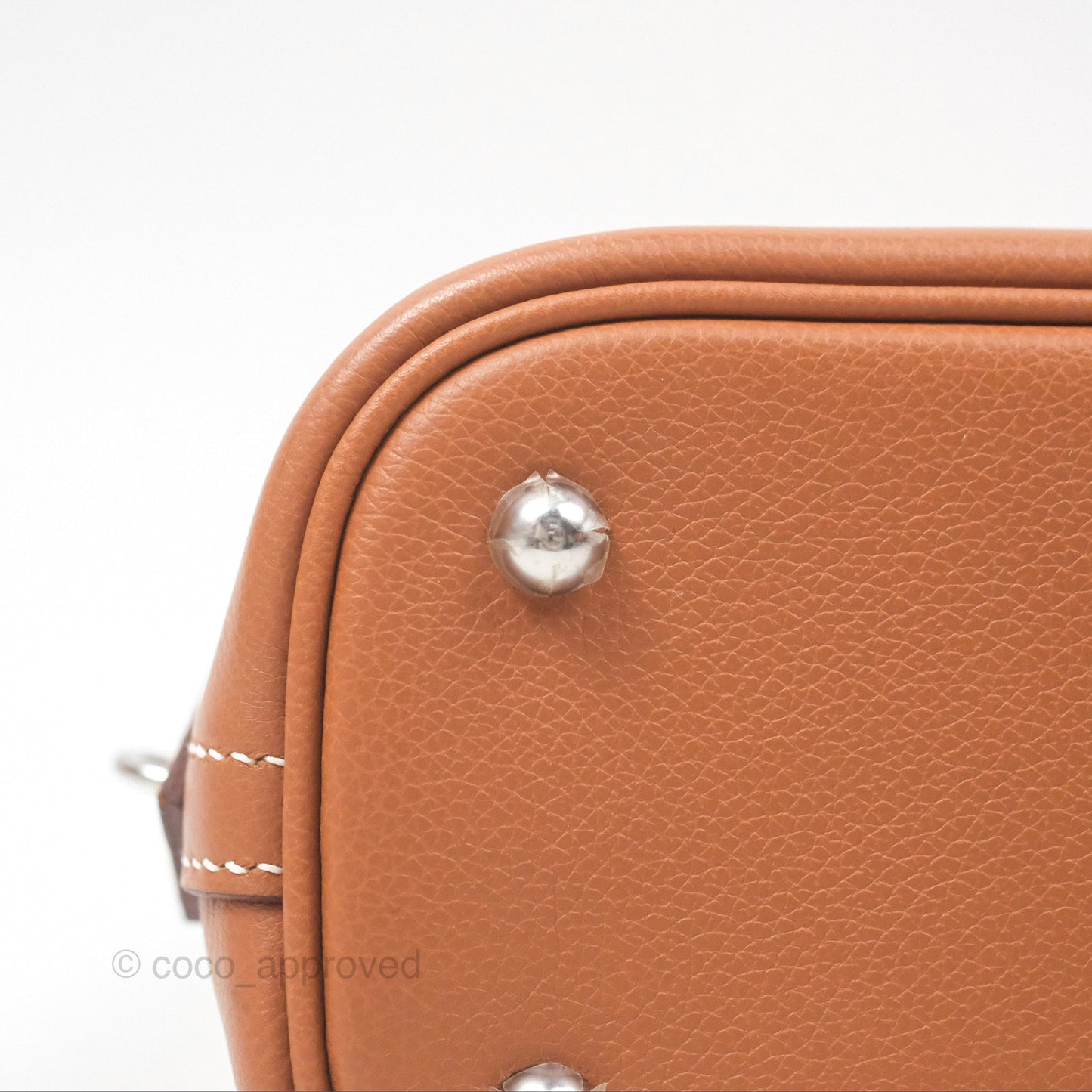 Hermès Bolide 1923 25 Gold 37 Evercolor Palladium Hardware