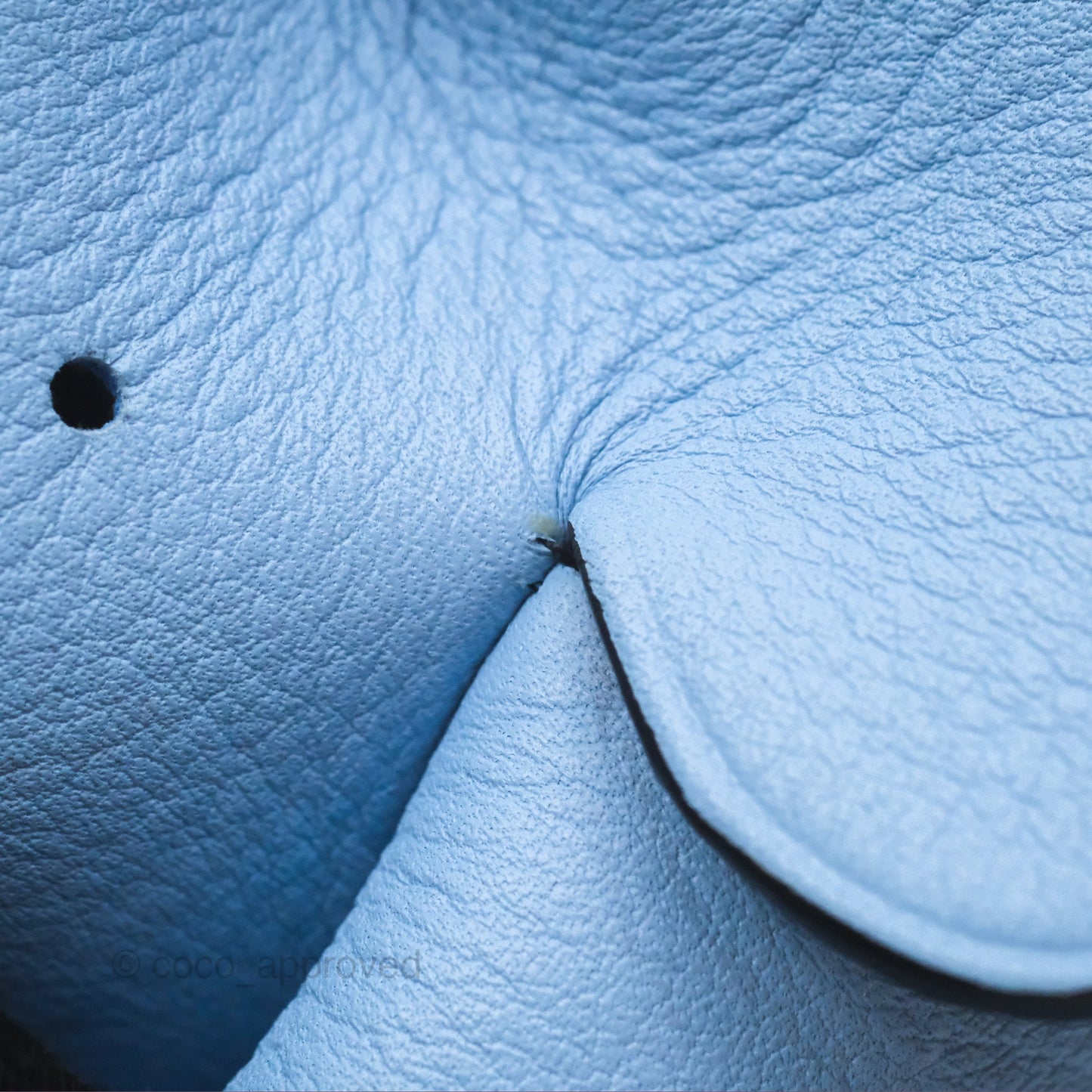 Loewe Elephant Bag In Classic Calfskin Blue