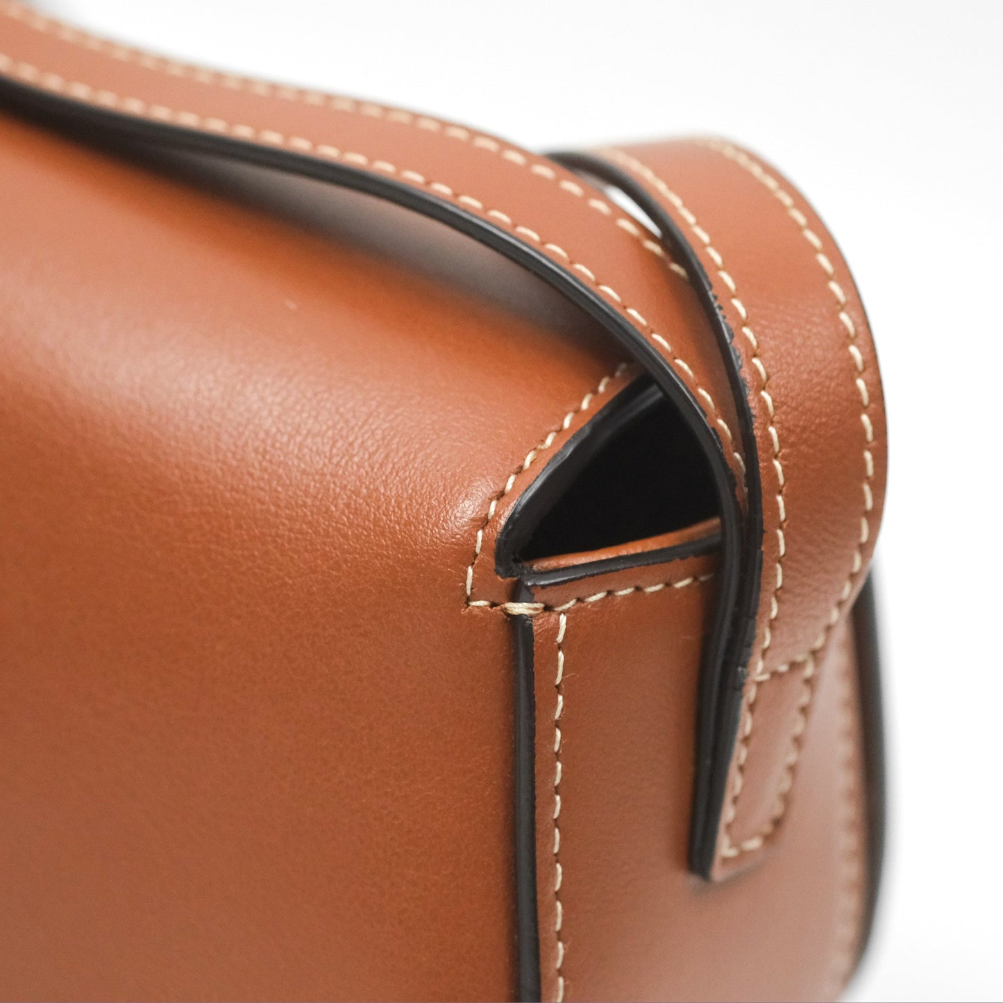 Celine Clutch on Strap Tabou Tan Calfskin