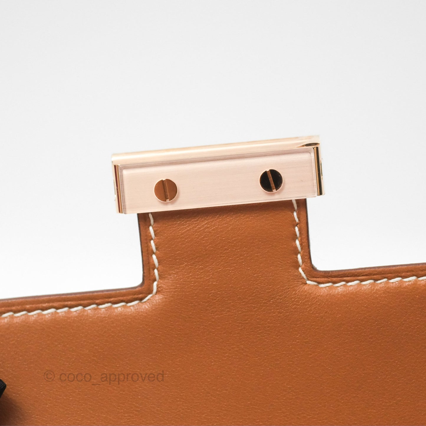 Hermès Constance Mini 18 with Mirror Gold Epsom Rose Gold Hardware