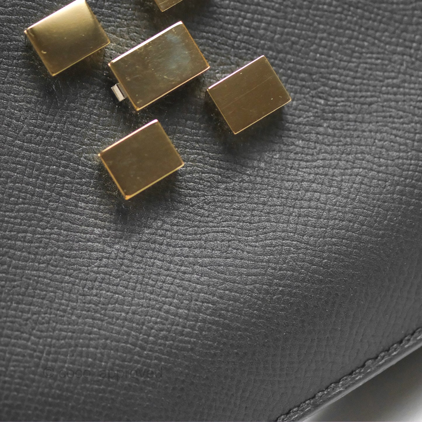 Hermès Mosaique Mini Bag Black Epsom Gold Hardware