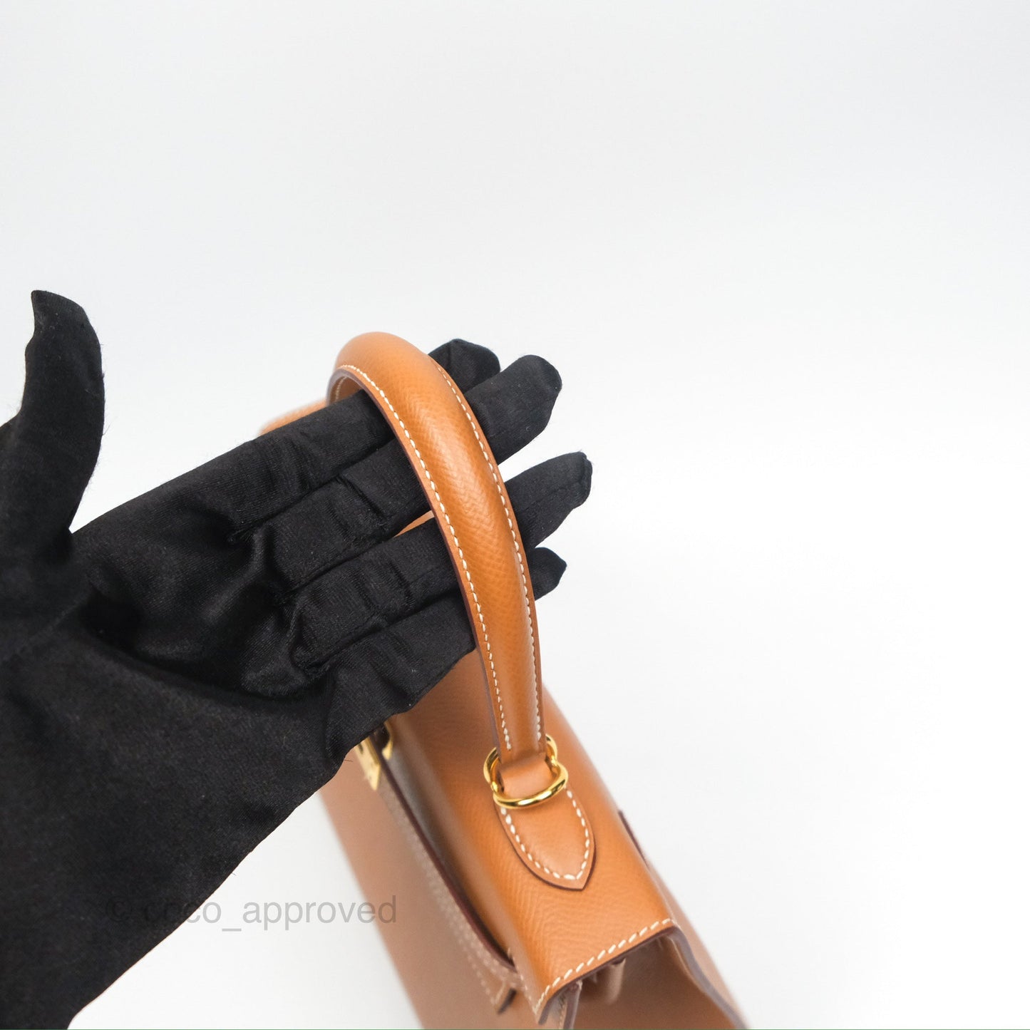 Hermès Kelly 25 Sellier Gold Epsom Gold Hardware