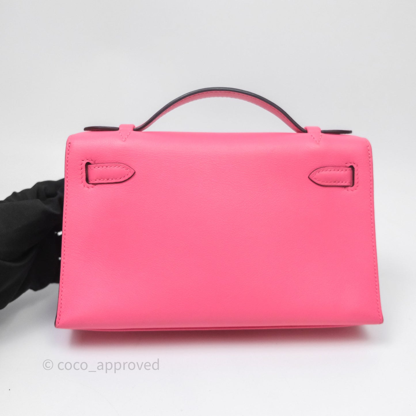 Hermès Kelly Mini Pochette U5 Rose Lipstick Swift Gold Hardware