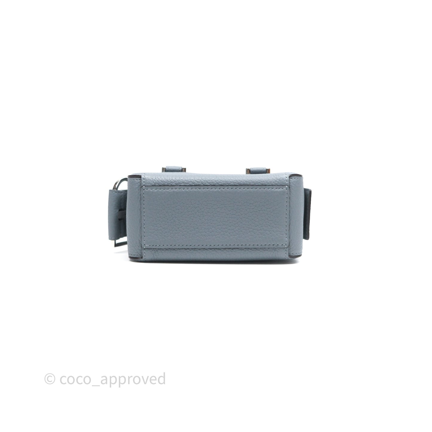 Delvaux Cool Box Nano Taurillon Soft Grained Calfskin Pacific Palladium Hardware