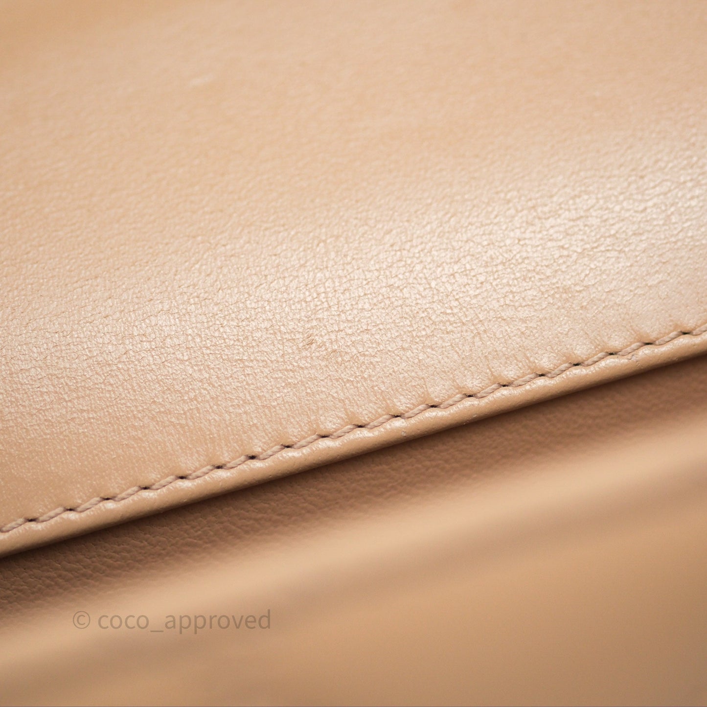 Chanel Quilted Mini Perfect Fit Adjustable Beige Calfskin Gold Hardware