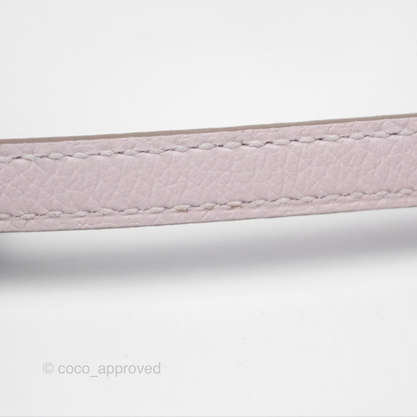 Hermès Bolide Mini 1923 Verso Evercolor Mauve Pale 09/ Caramel 28 Palladium Hardware