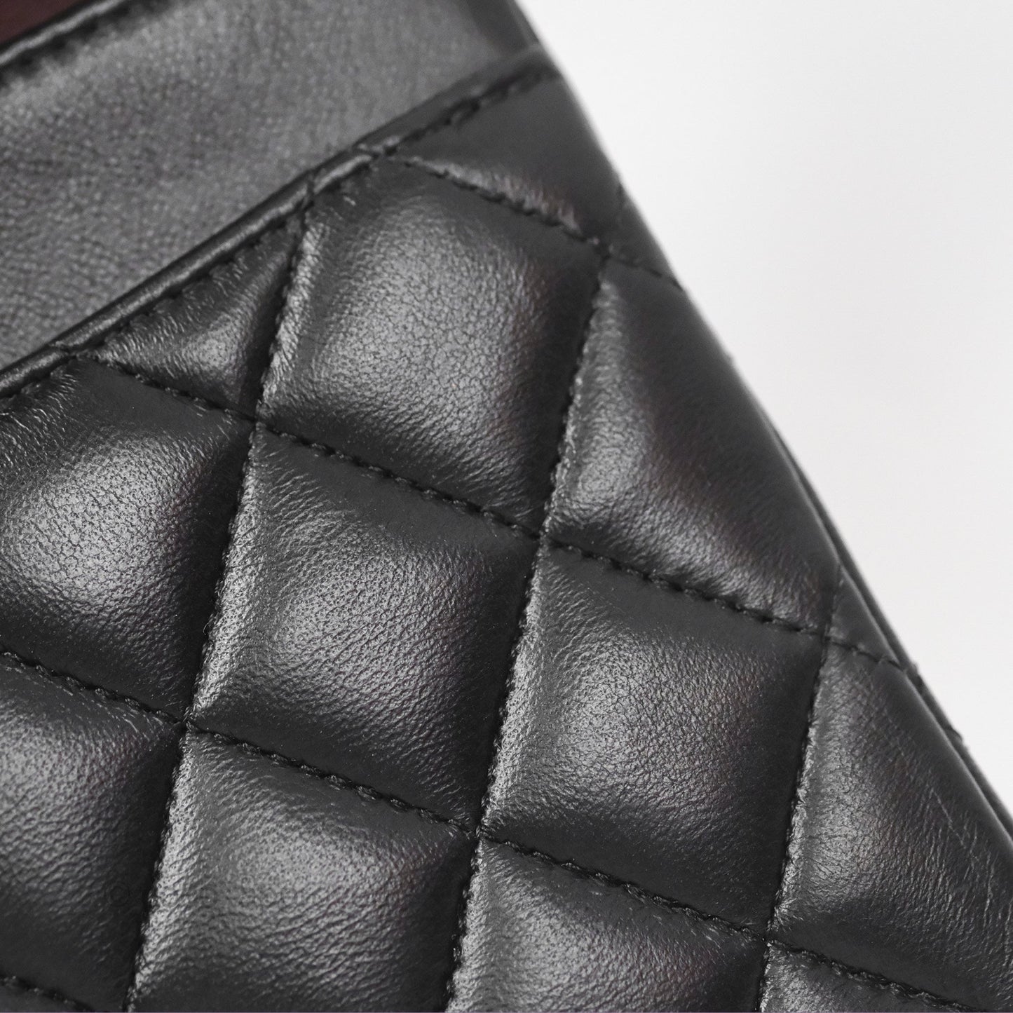 Chanel Small Classic Quilted Flap Black Lambskin Gold Hardware