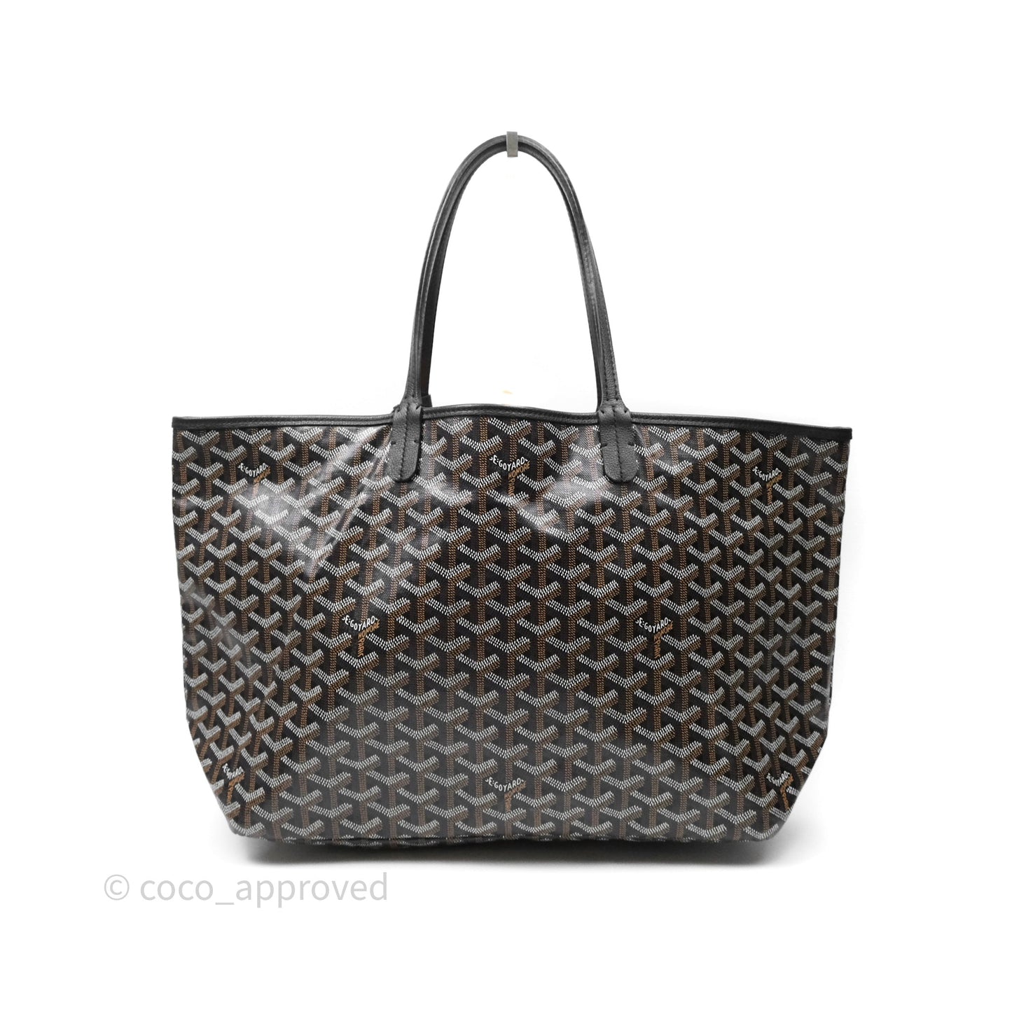 Goyard Saint Louis Tote Bag PM⁣⁣⁣⁣⁣⁣⁣⁣⁣⁣⁣⁣⁣⁣⁣⁣⁣⁣⁣⁣ Black Noir Canvas