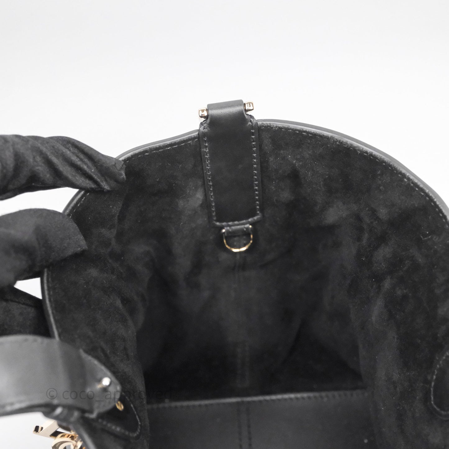 Christian Dior Medium Dior Toujours Bag Black Macrocannage Calfskin