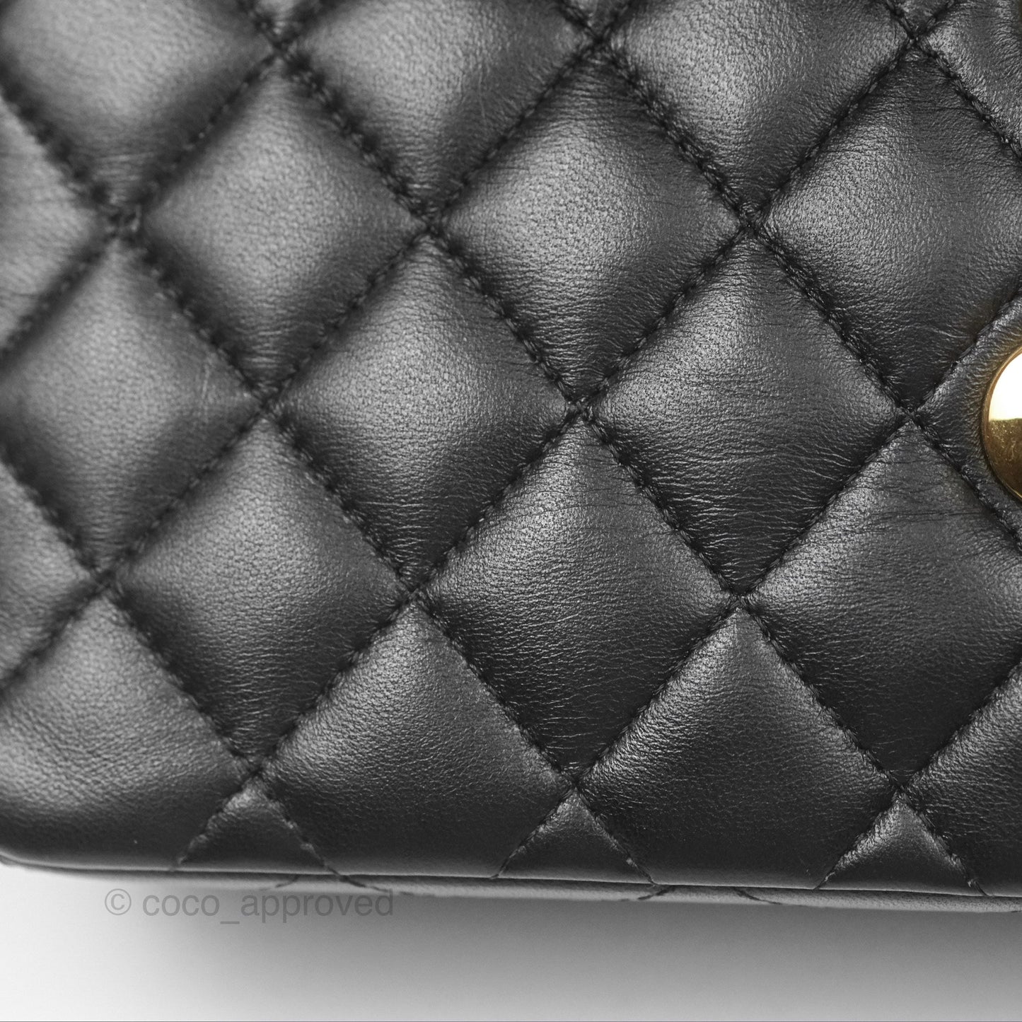 Chanel Small S/M Classic Flap Black Lambskin Gold Hardware