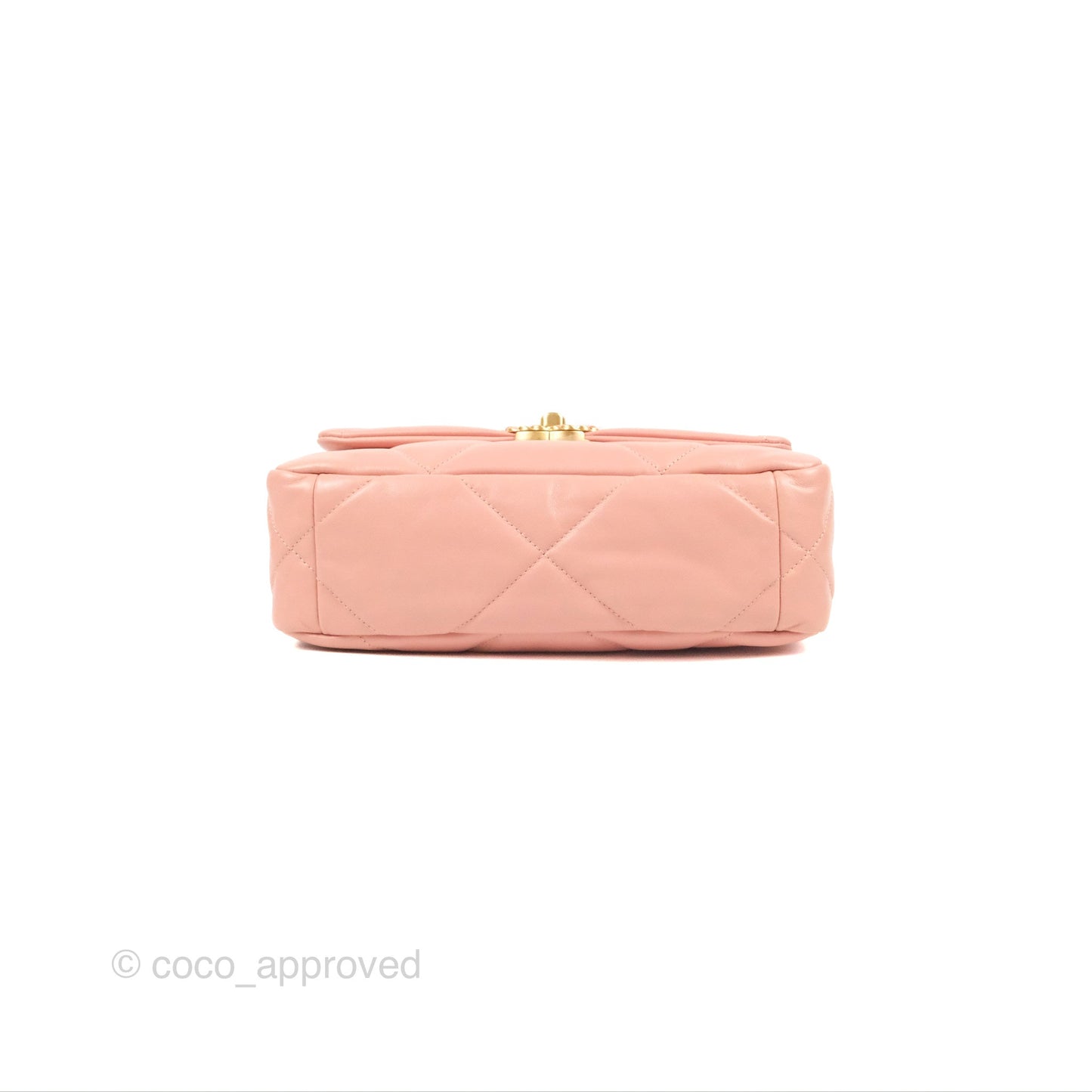 Chanel 19 Small Blush Pink Goatskin Mixed Hardware